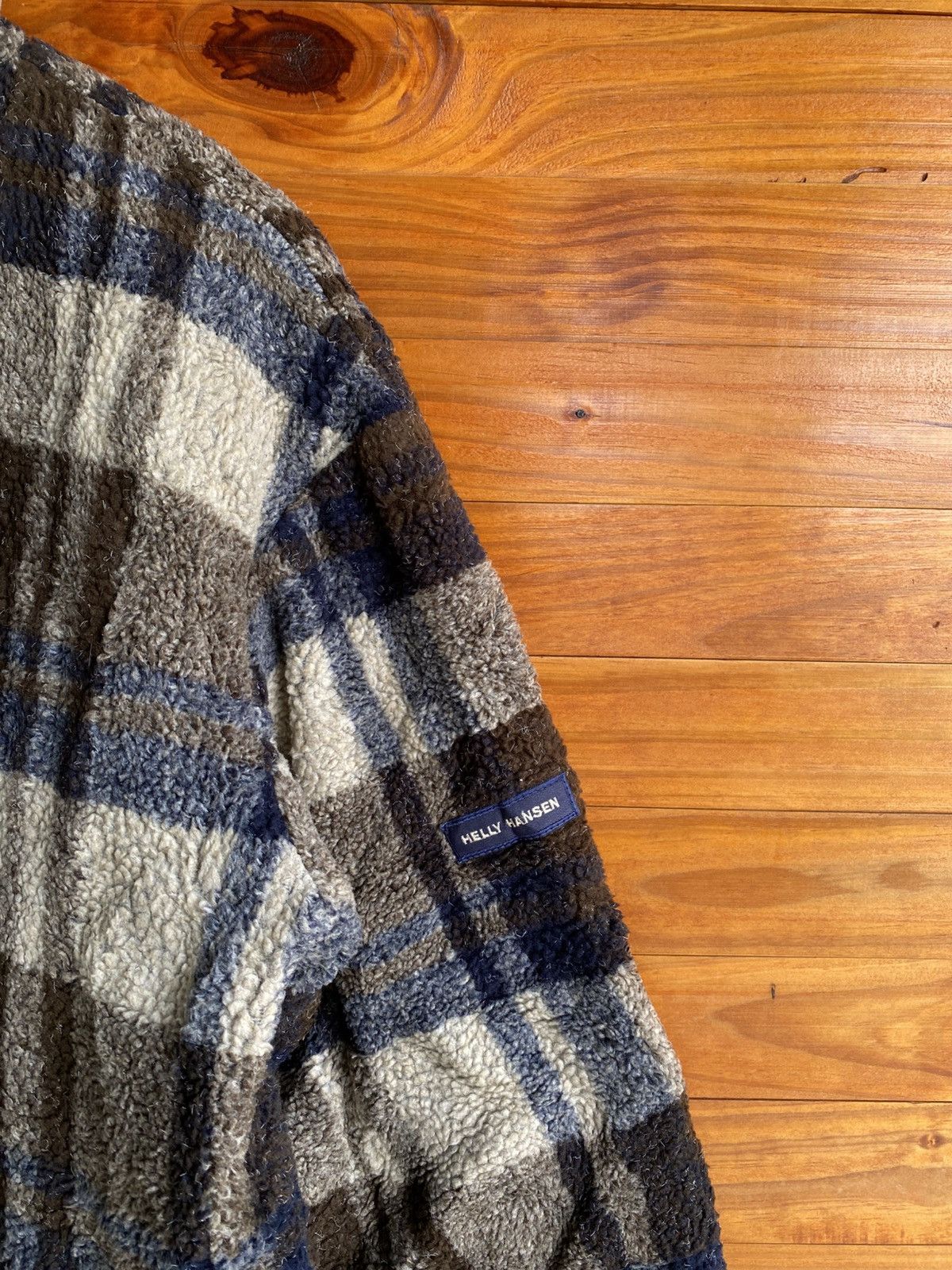 Helly Hansen Vintage **Helly Hansen Sea Gear Plaid Fleece Jacket Size US M / EU 48-50 / 2 - 6 Thumbnail