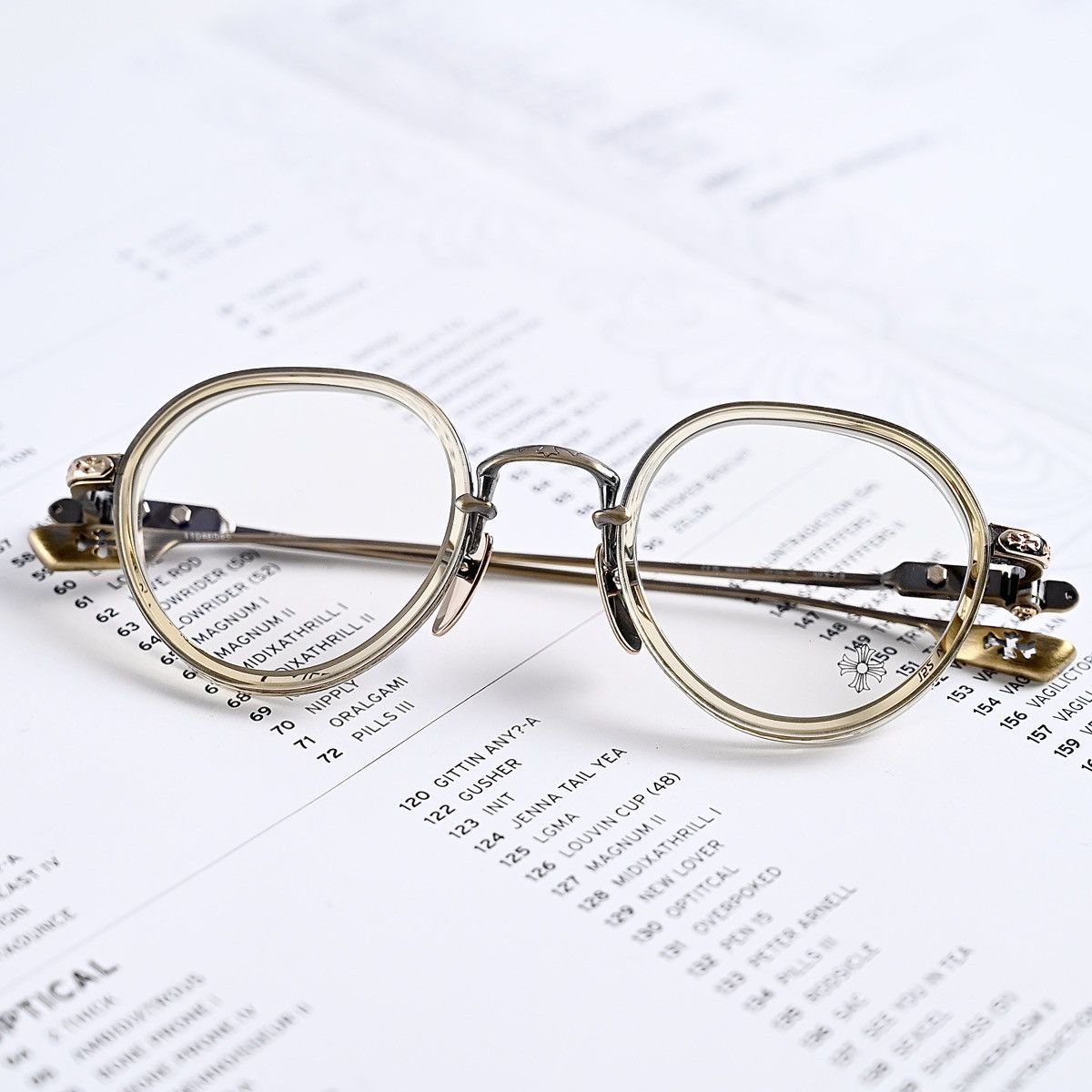Chrome Hearts CHROME HEARTS SEX T-9 GLASSES Size ONE SIZE - 12 Thumbnail