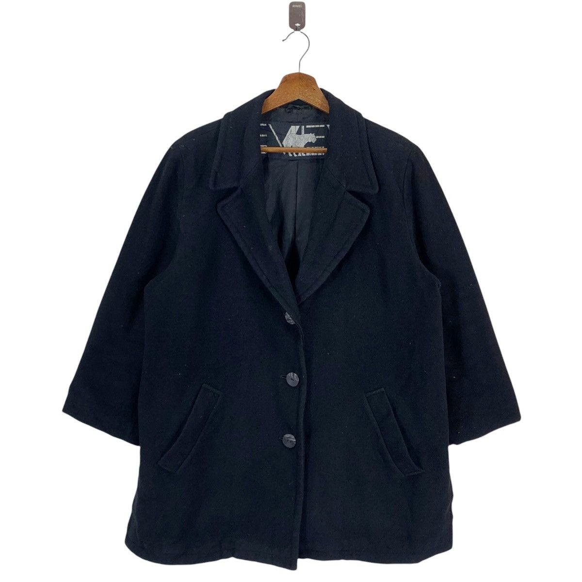 Krizia Uomo × Vintage VINTAGE EVEX BY KRIZIA WOOL BUTTON COAT Size US S / EU 44-46 / 1 - 1 Thumbnail