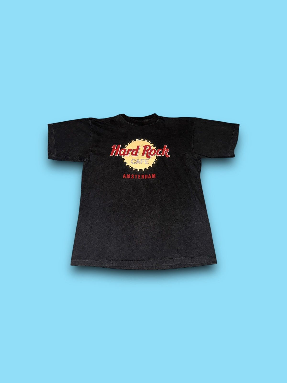 Hard Rock Cafe Vintage Hard Rock Cafe Amsterdam single stitch t-shirt black Size US XL / EU 56 / 4 - 2 Thumbnail