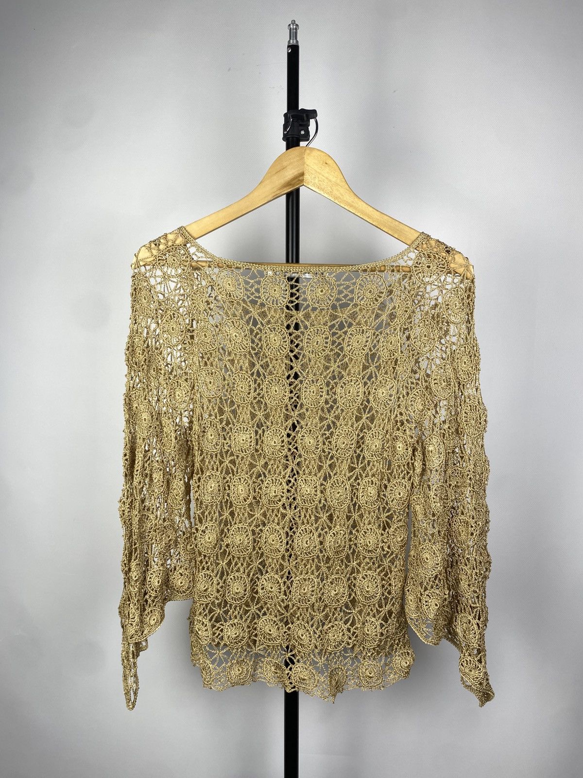Designer × Japanese Brand JAPAN STYLE Amaranto MESH knit long sleeve Size M / US 6-8 / IT 42-44 - 5 Thumbnail
