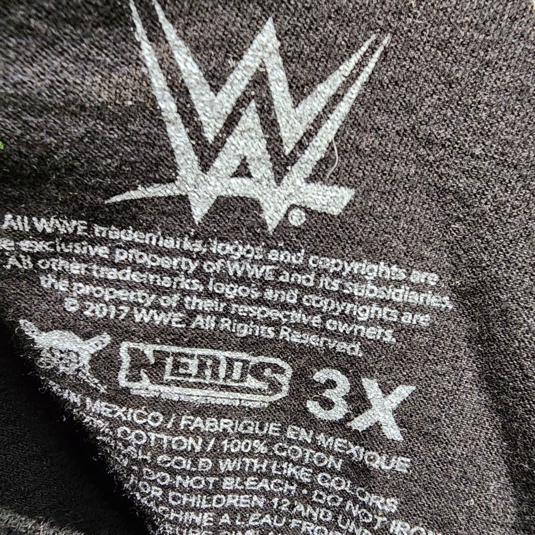Vintage Mens WWE TJ Perkins Pixel-Art Black Short Sleeve T-Shirt 3XL Shirt Mens Size US XXL / EU 58 / 5 - 4 Thumbnail