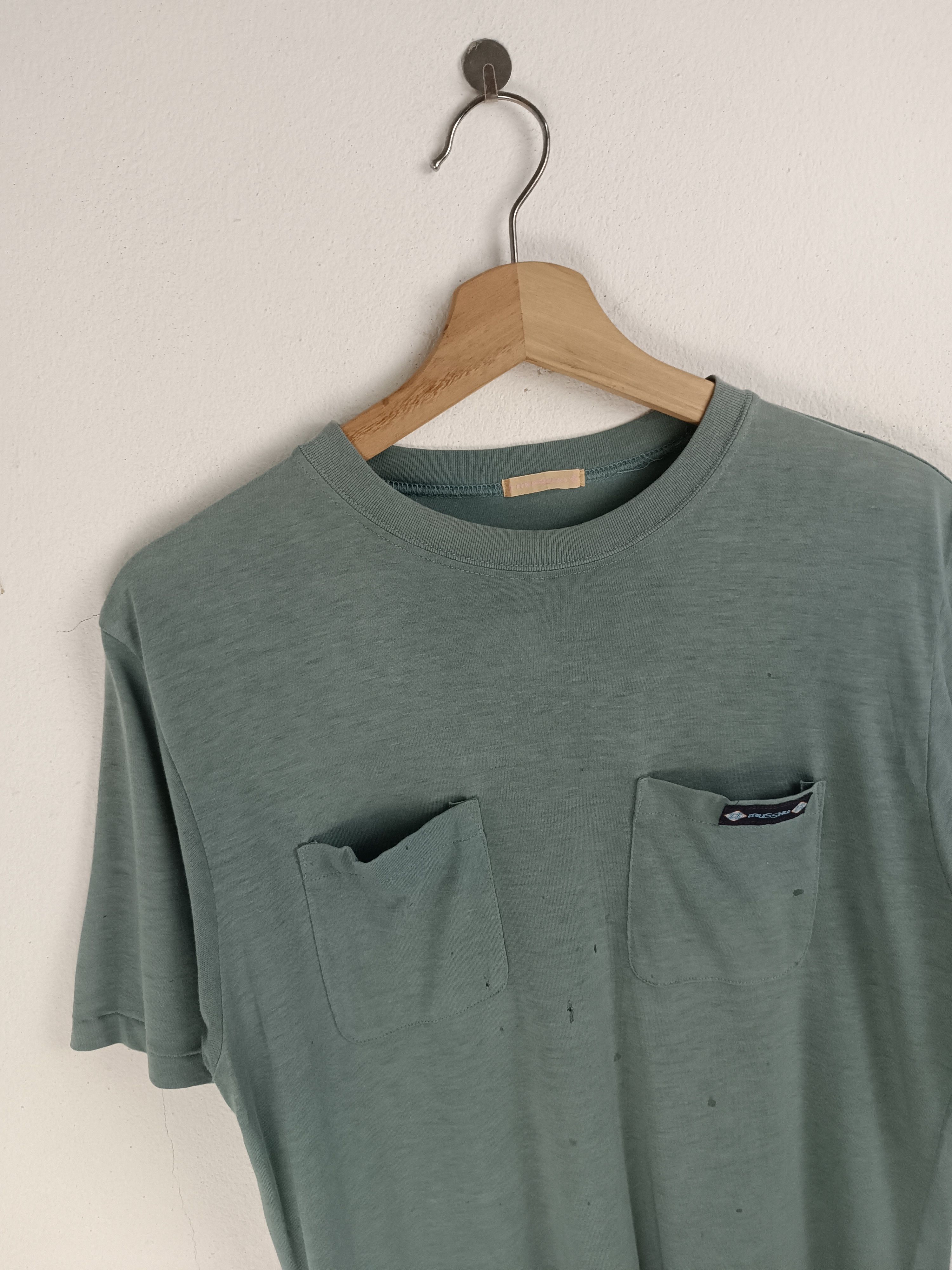 Japanese Brand THRASHED FADED VINTAGE 90'S MUSSHU 2 POCKET TEE VERY RARE Size US M / EU 48-50 / 2 - 5 Thumbnail
