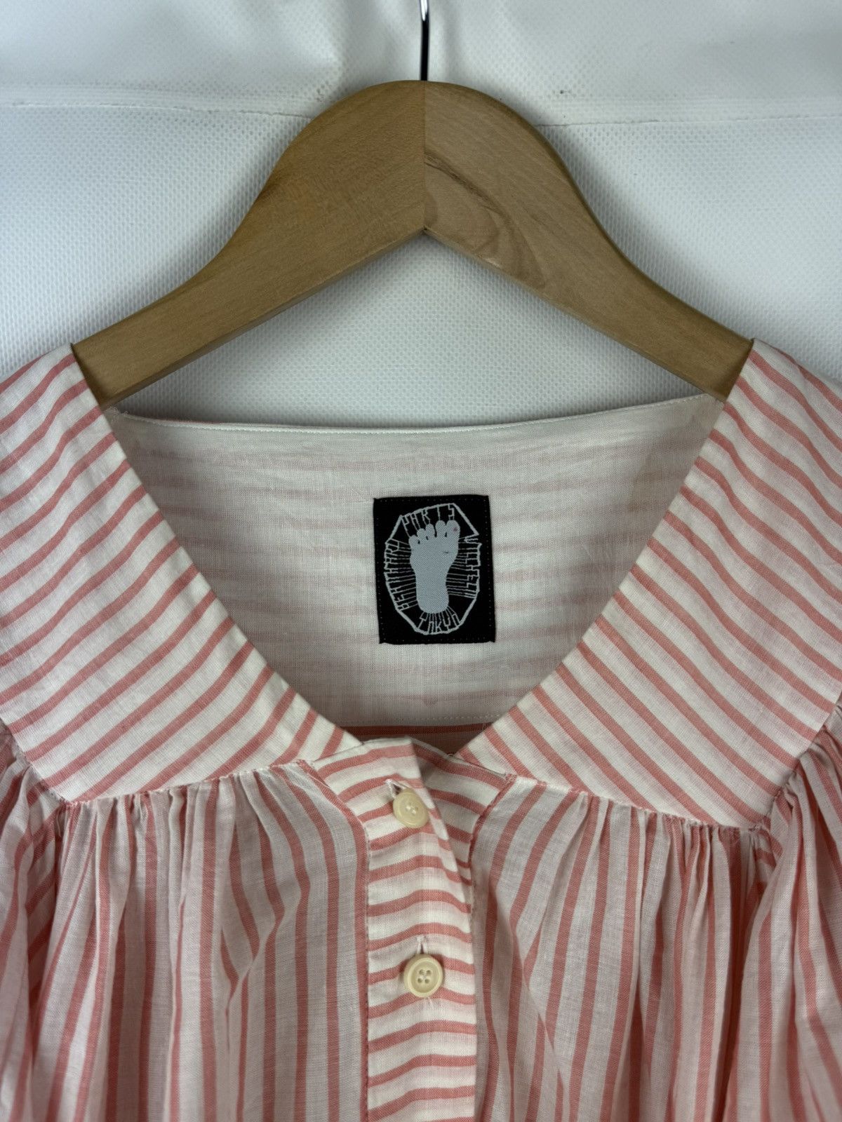 Bernhard Willhelm Bernhard Willhelm Striped Avant-Garde Button Up Shirt Tunic Size ONE SIZE - 6 Thumbnail