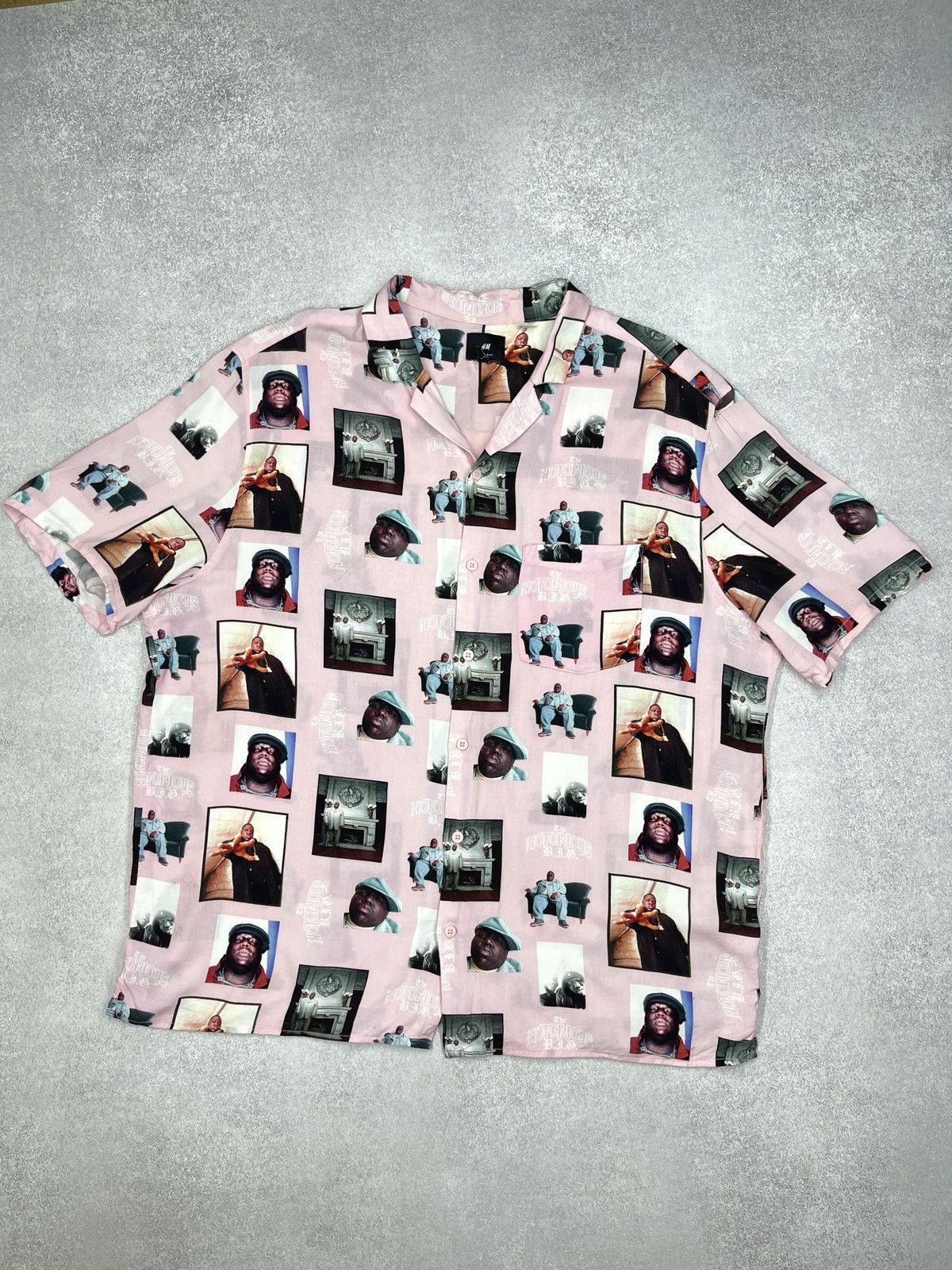 H&M Mens H&M The Big Notorious Rap Shirt Full Print Hype Size XL Size US XL / EU 56 / 4 - 2 Thumbnail