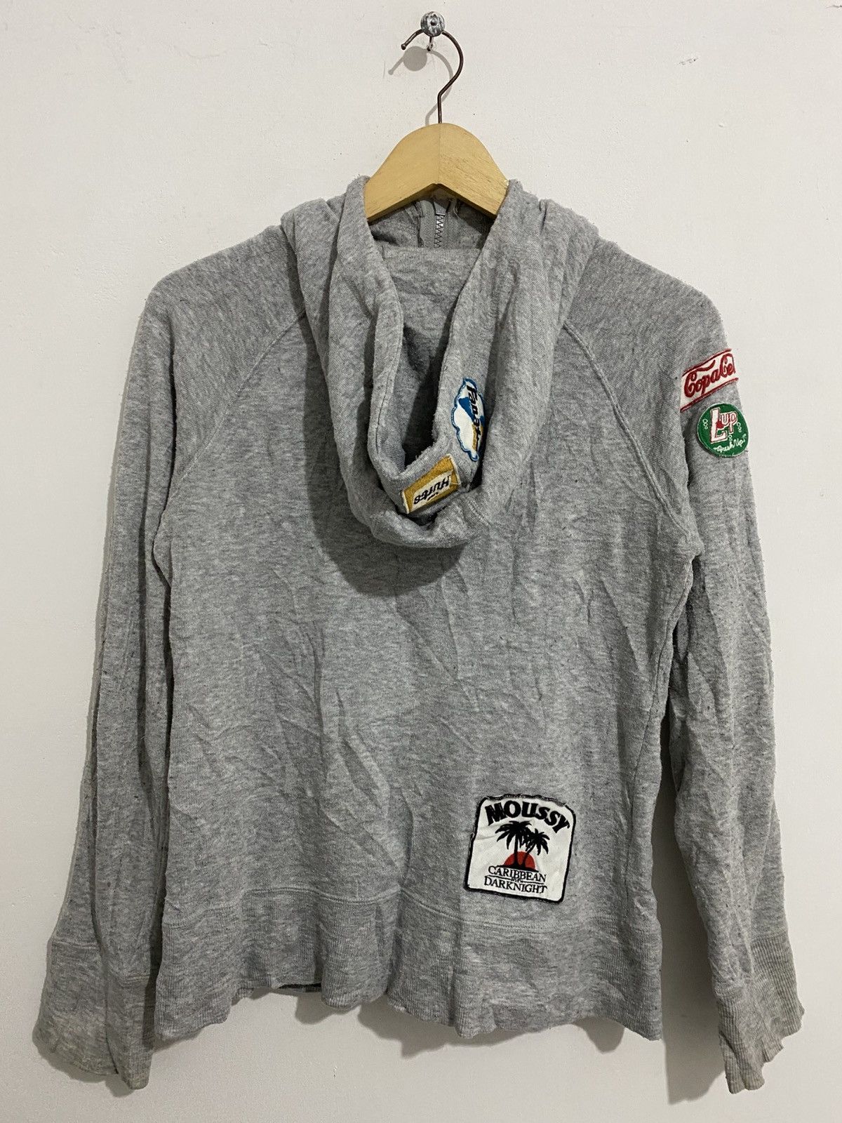 Japanese Brand BINDINGOFFER💸Japanese moussy patched hoodie styled hysteric Size US M / EU 48-50 / 2 - 7 Thumbnail