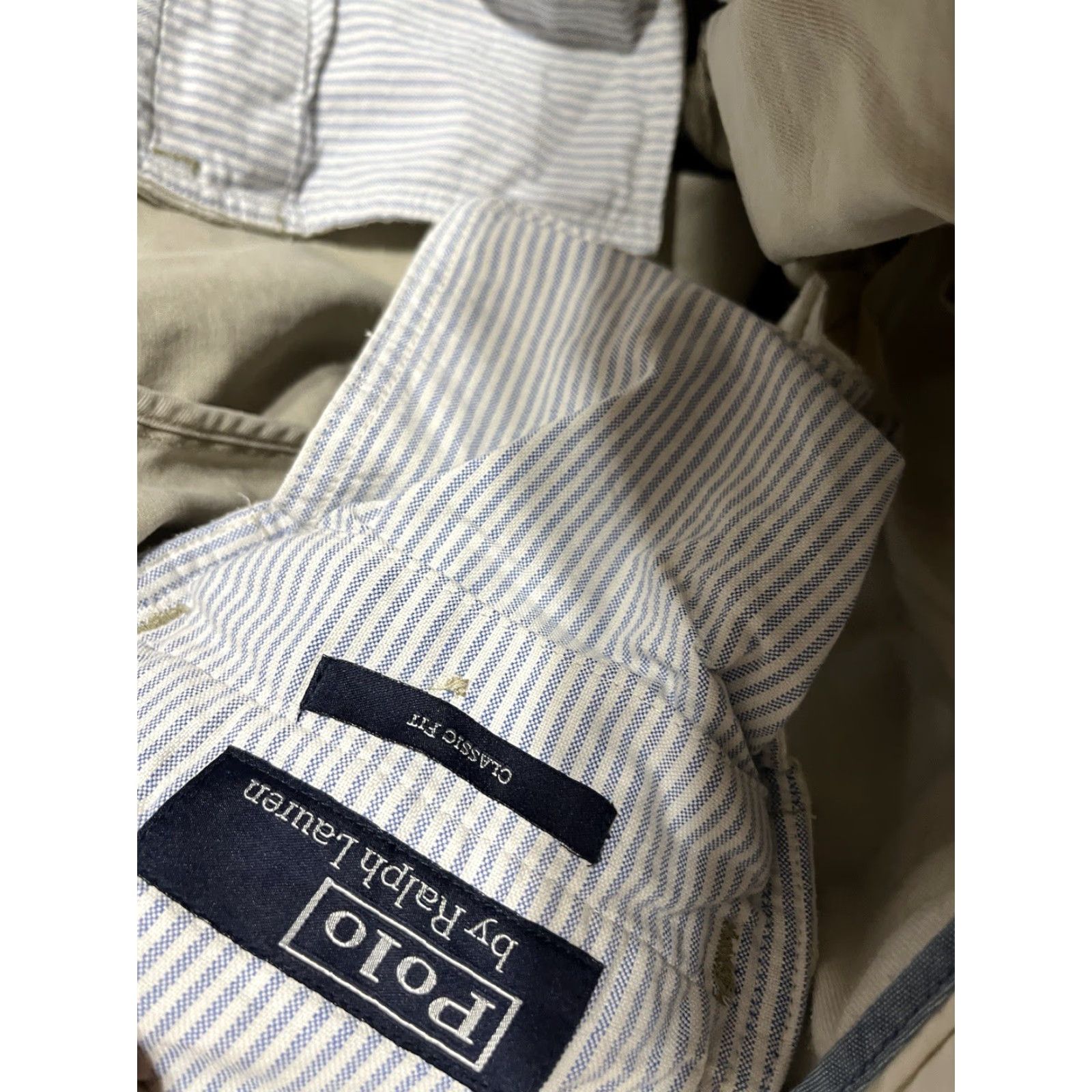 Polo Ralph Lauren Polo Ralph Lauren Pants Chino Twill 38x32 Classic Fit Cotton Mens Beige Size US M / EU 48-50 / 2 - 6 Thumbnail