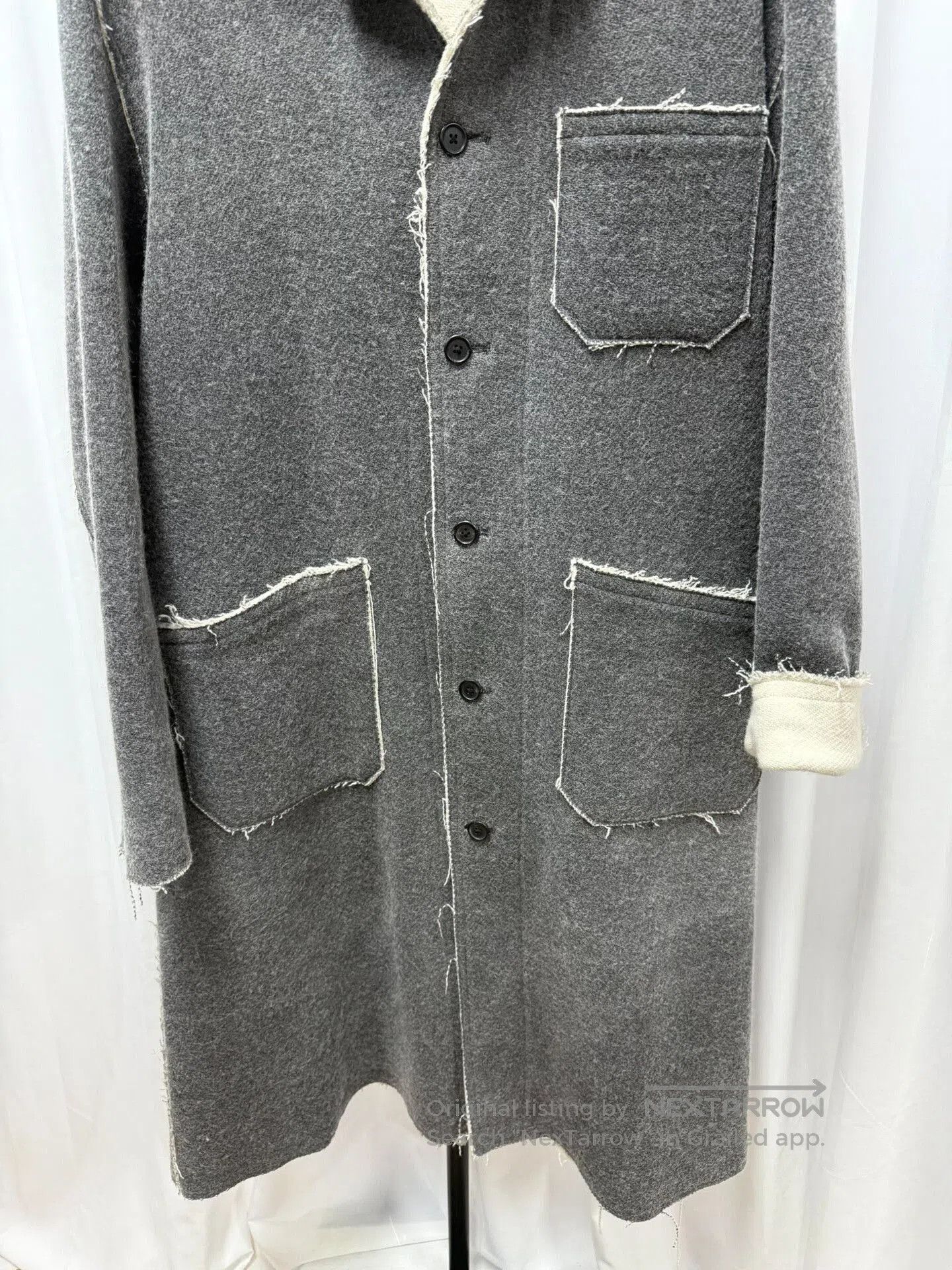 Y's for Men y's for men wool coat with color blocking. Size US L / EU 52-54 / 3 - 3 Thumbnail
