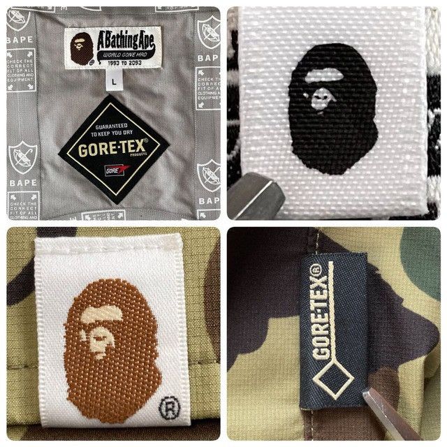 Bape × Goretex BAPE × GORE-TEX 1st camo green hoodie snowboard jacket APE Size US L / EU 52-54 / 3 - 8 Thumbnail