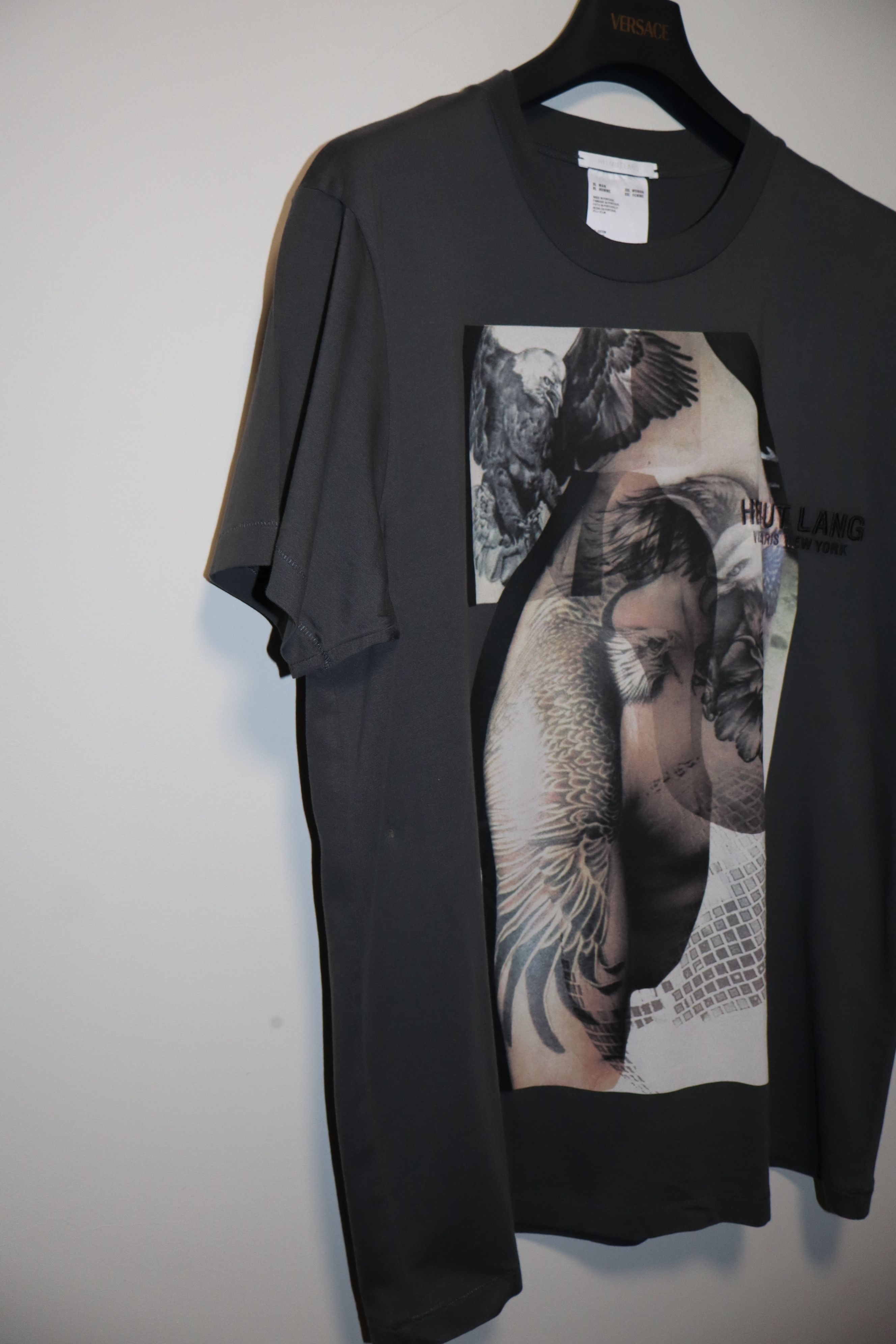 Helmut Lang Eagle print logo t-shirt Size US XL / EU 56 / 4 - 8 Thumbnail