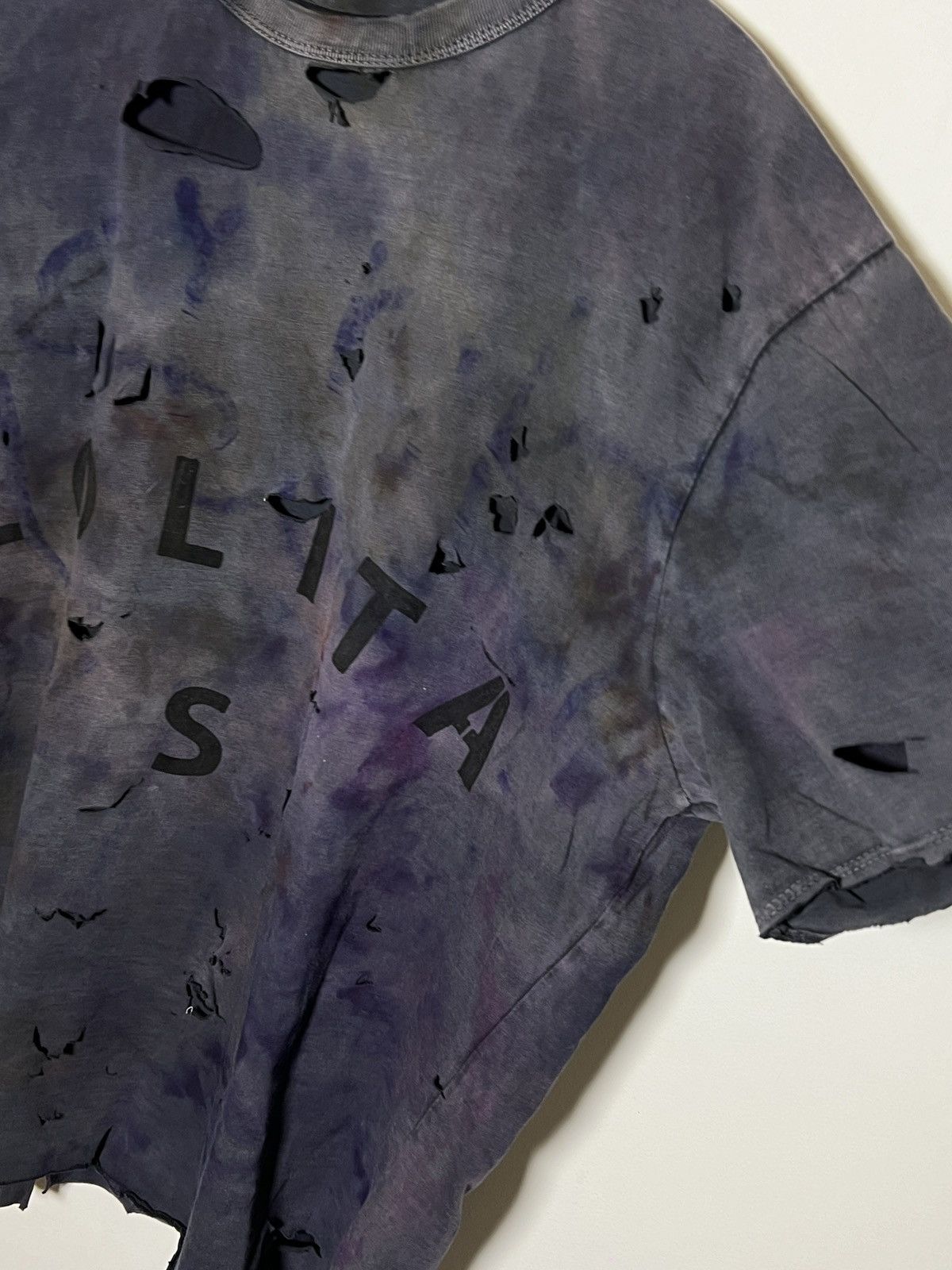 Seditionaries handmade tie dye trashed painter t shirt 1/1 y2k Size US L / EU 52-54 / 3 - 4 Thumbnail