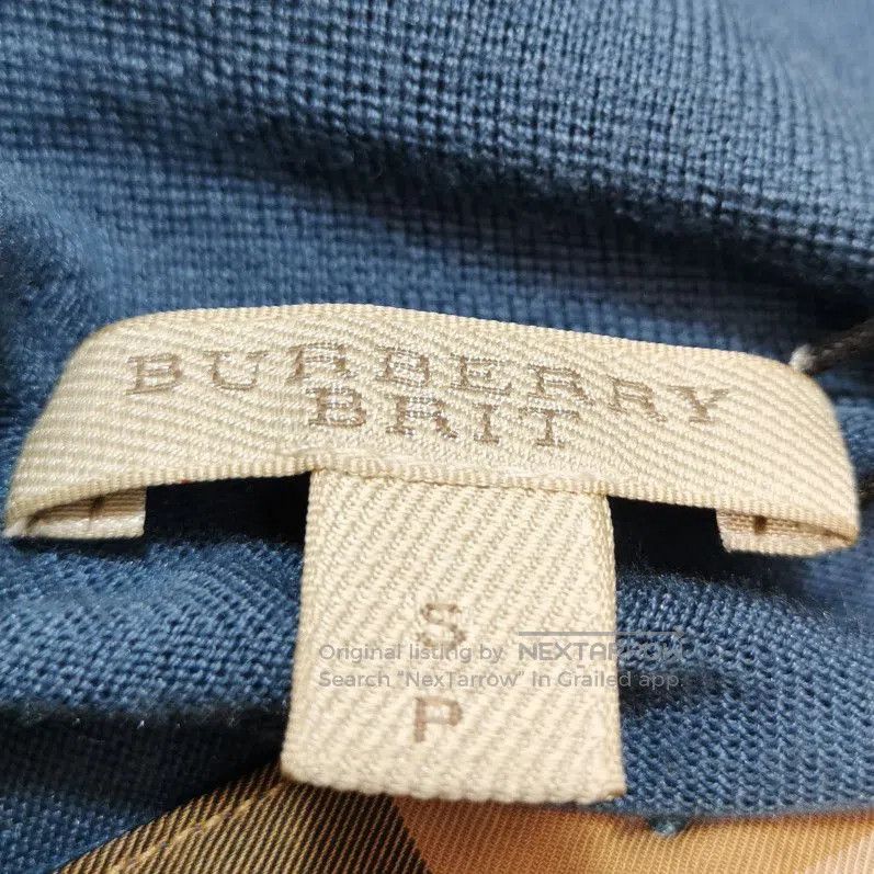Burberry Burberry Wool Silk Blend Short Sleeve Polo . Size US S / EU 44-46 / 1 - 4 Thumbnail