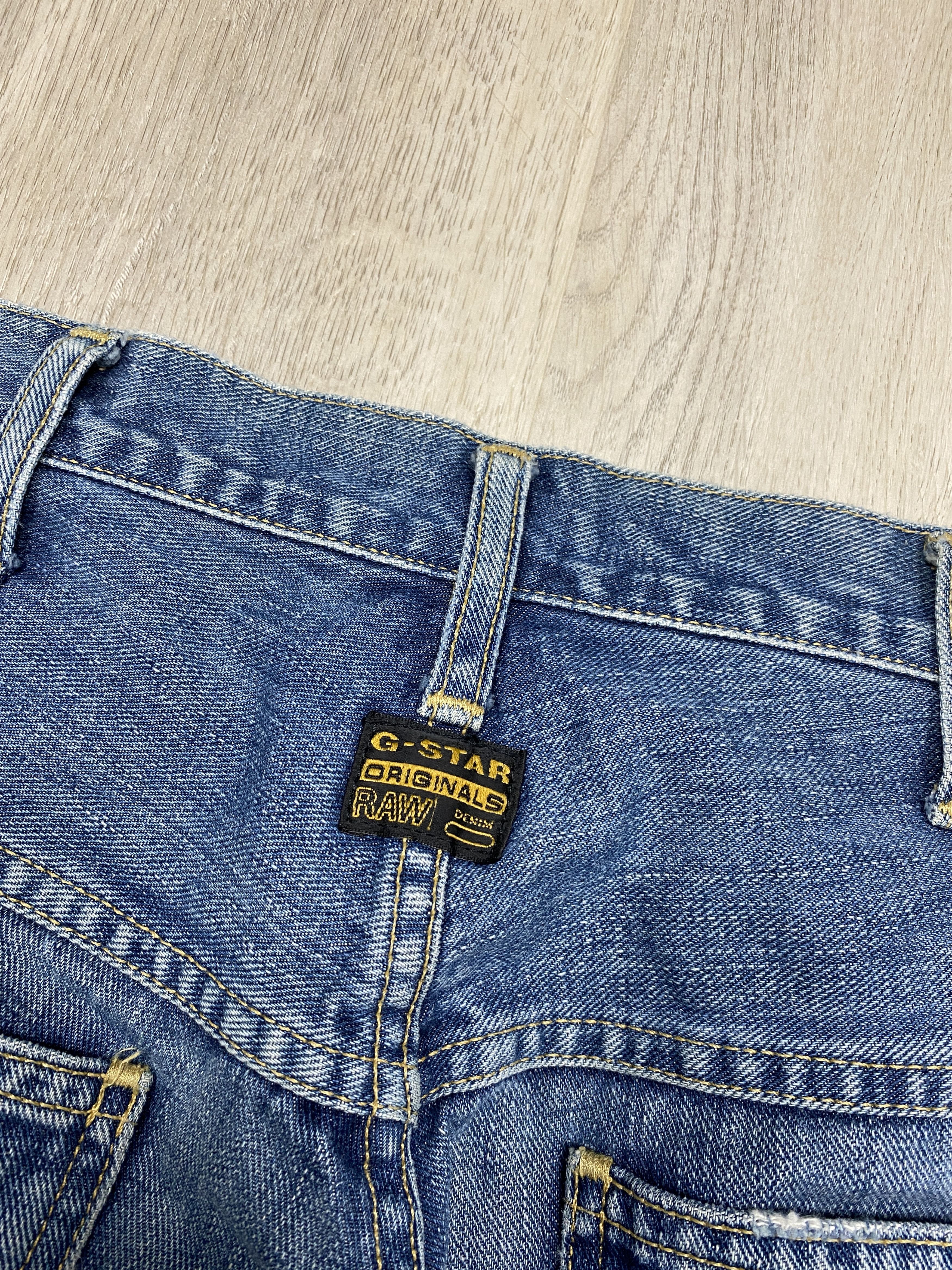 G-Star G Star Raw Vintage Mens Elwood Denim Pants Jeans Double Knee Size US 31 - 7 Thumbnail