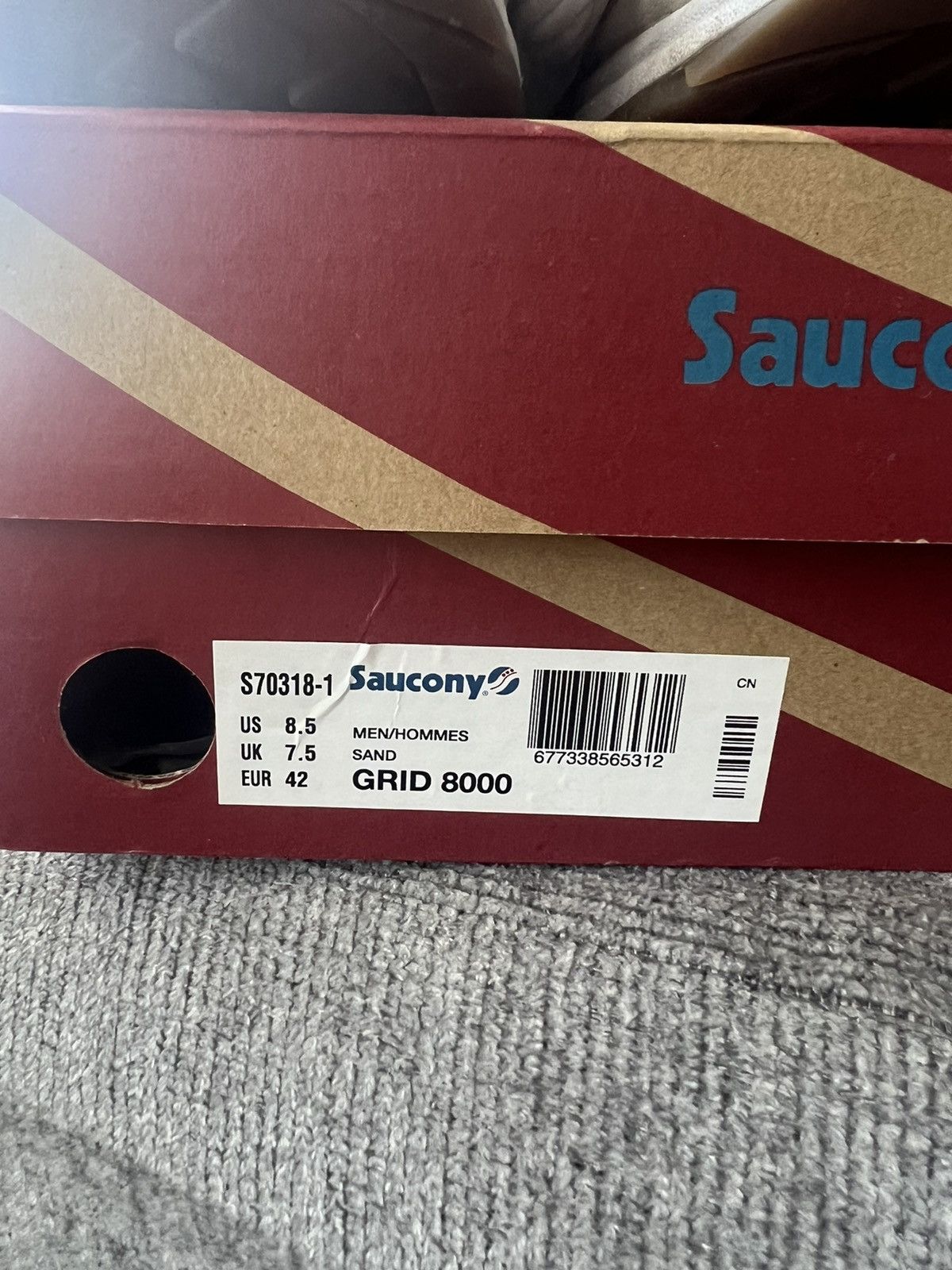 Saucony Saucony Grid 8000 Sand Size US 8.5 / EU 41-42 - 7 Thumbnail