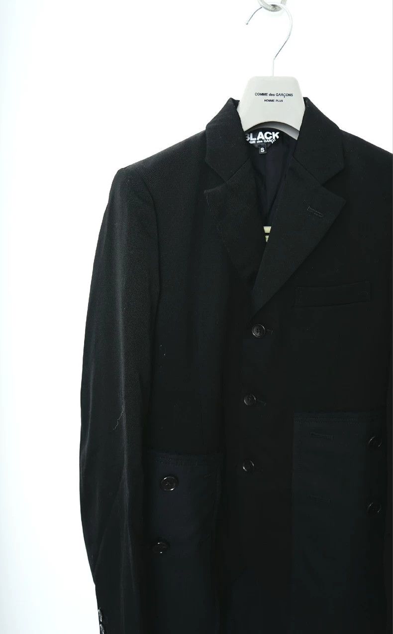 Comme des Garcons Comme Des Garcons Knife cut paneled midi wool blazer Size S / US 4 / IT 40 - 5 Thumbnail