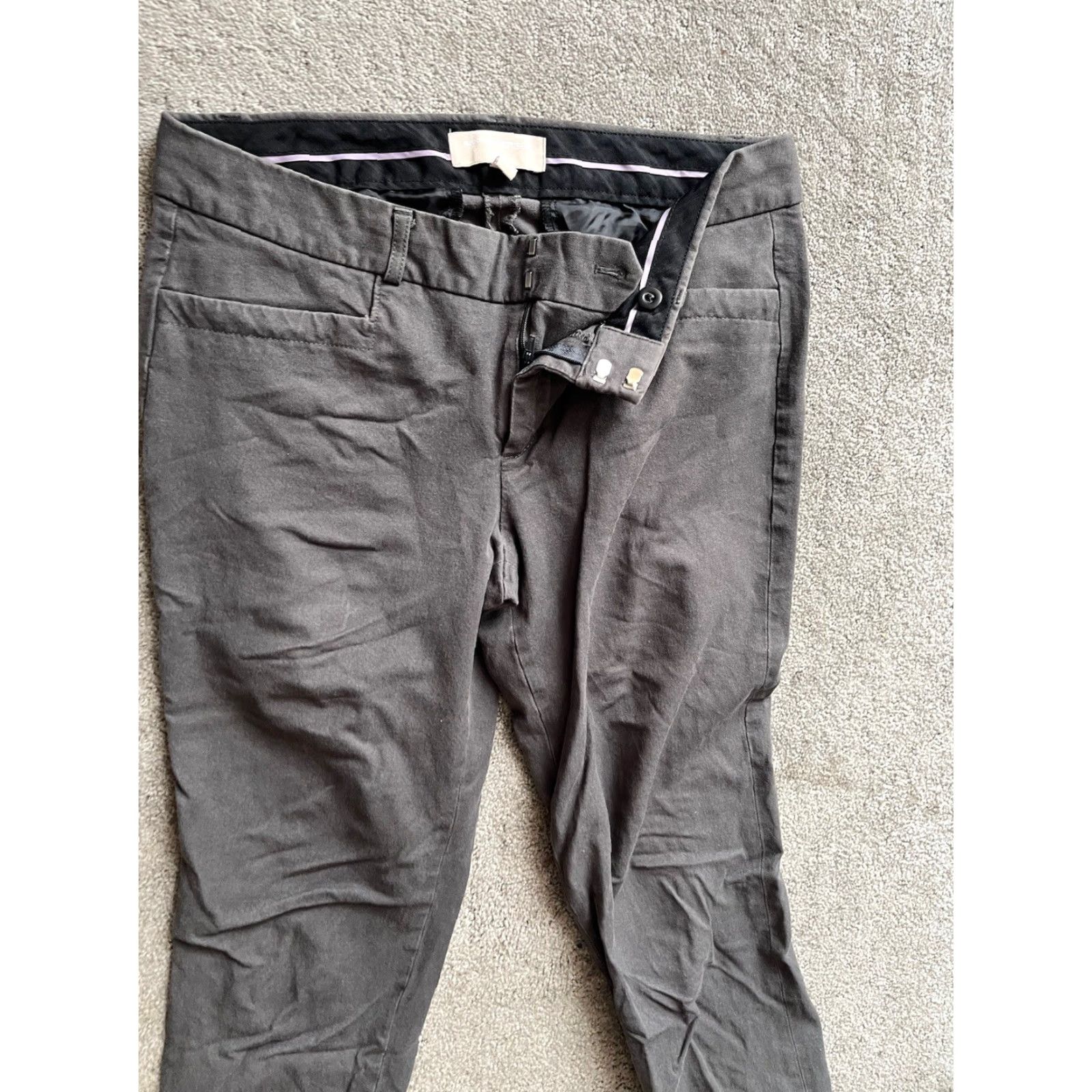 Banana Republic Banana Republic Dress Pants Womens Martin Fit Cotton Gray Size 8 Pants Casual Workwear Vintage No Size 30" / US 8 / IT 44 - 2 Thumbnail