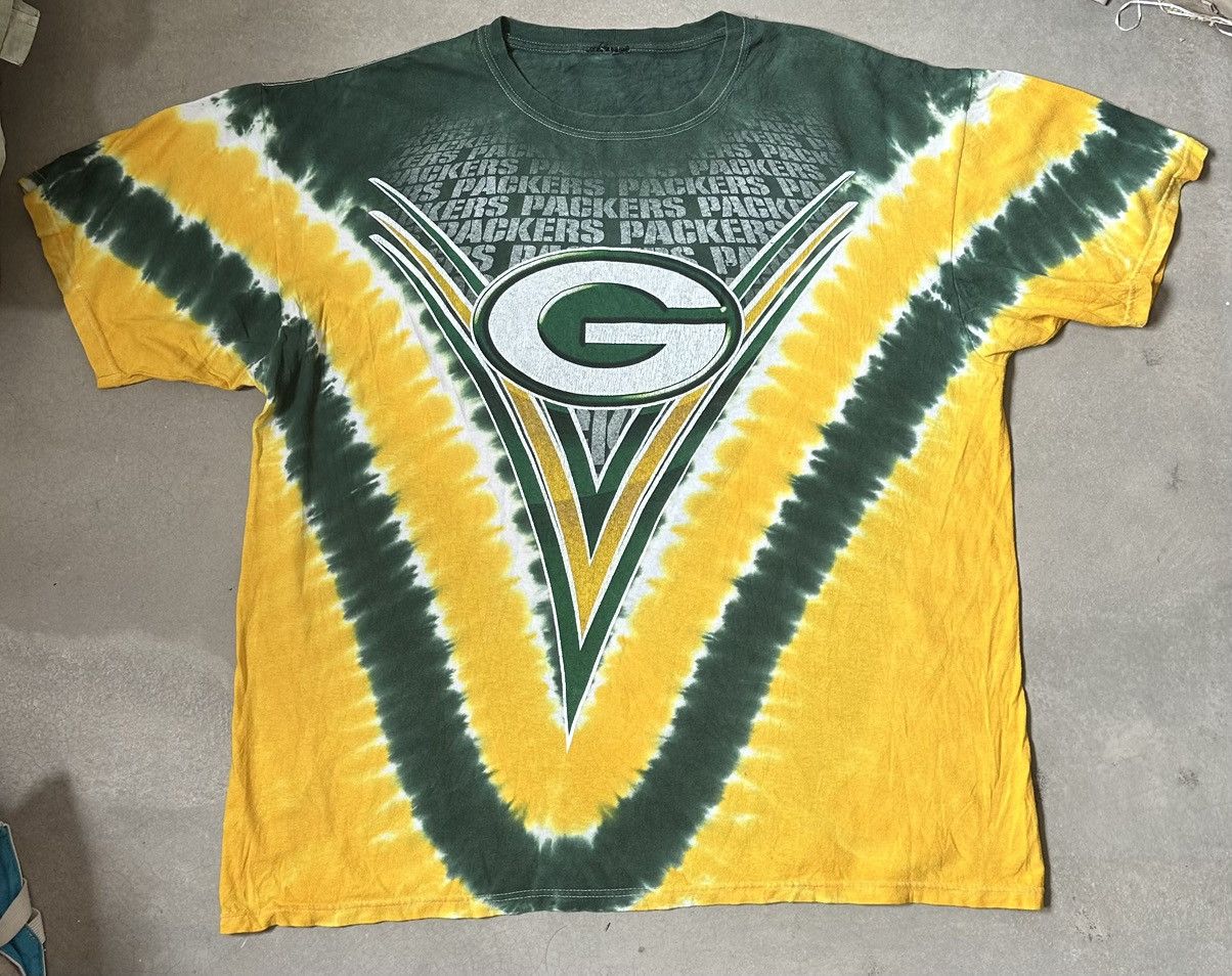 Vintage VINTAGE NFL GREEN BAY PACKERS TYE DYE TEE Size US XXL / EU 58 / 5 - 1 Thumbnail