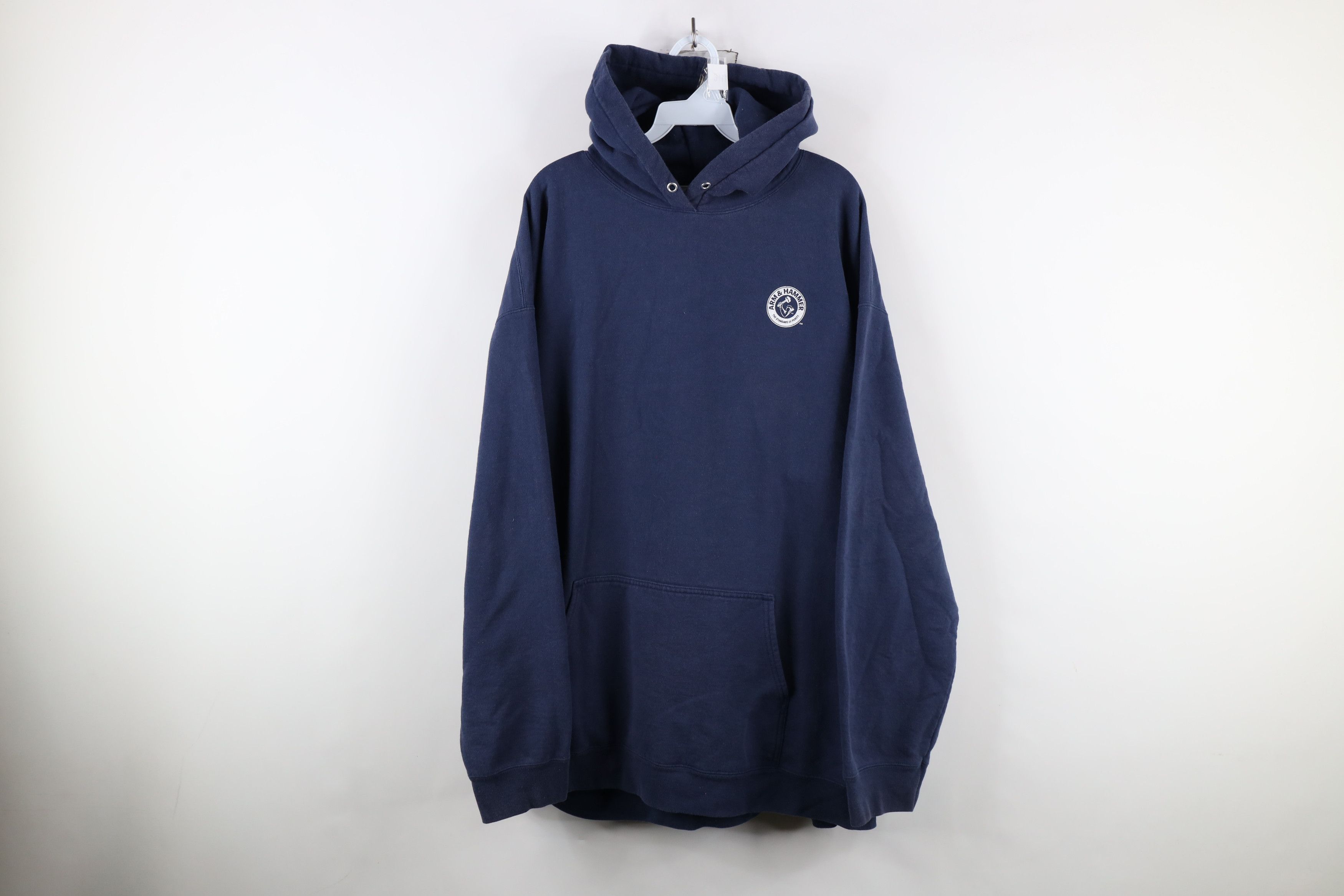 Vintage Vintage 90s Streetwear Out Arm & Hammer Hoodie Sweatshirt Size US XXL / EU 58 / 5 - 1 Thumbnail