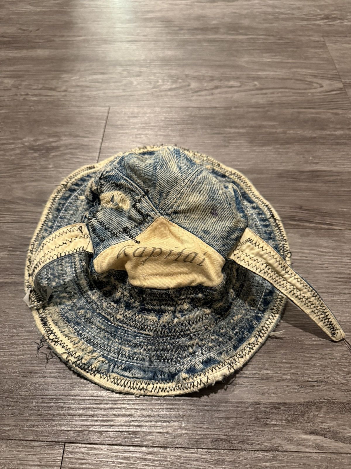 Kapital Kountry Kapital denim bucket hat Size ONE SIZE - 1 Thumbnail