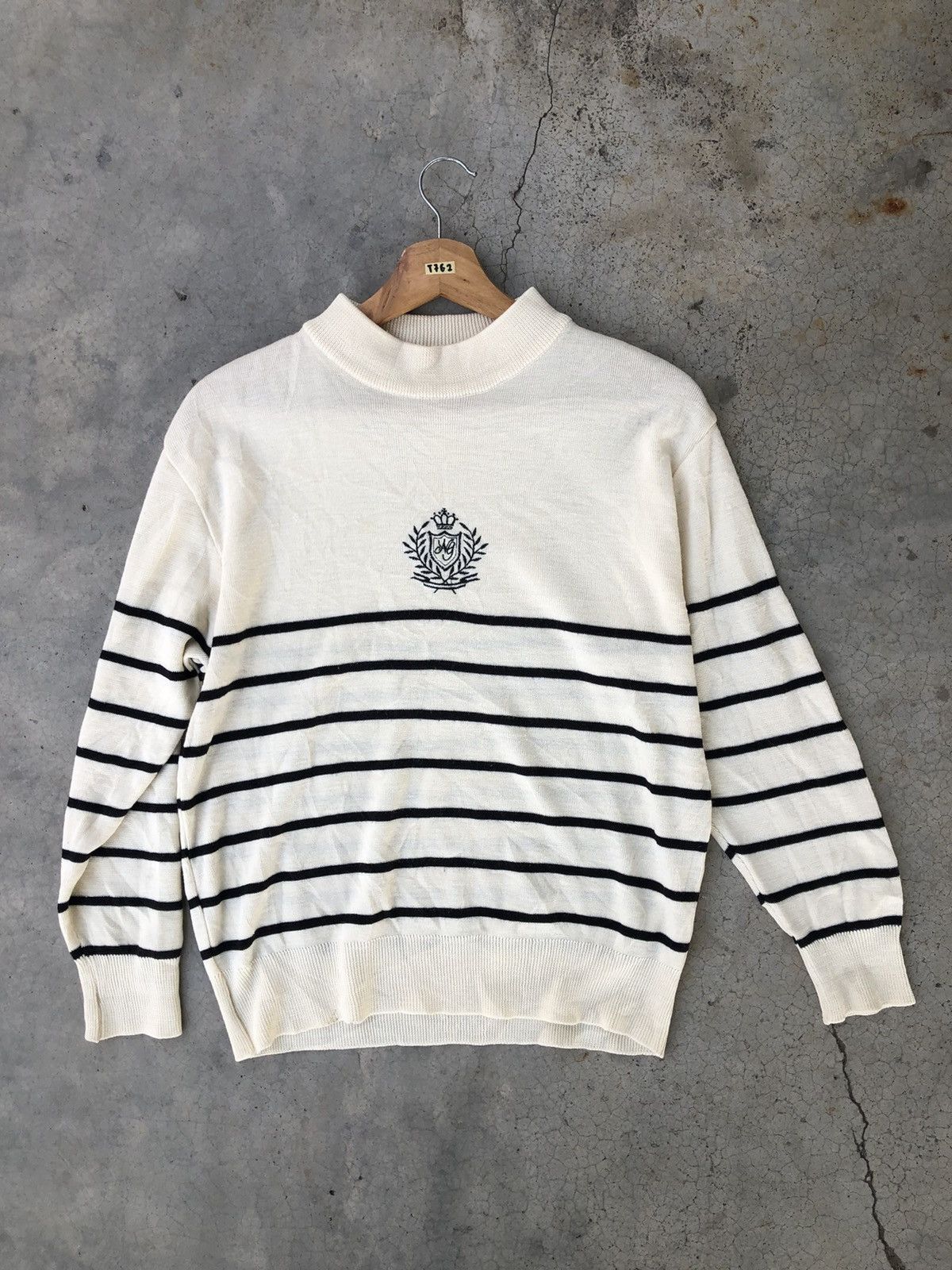 Aran Isles Knitwear 🔴Japanesebrand Unbrand Knitsweater Memeri Stripe Size US M / EU 48-50 / 2 - 1 Thumbnail