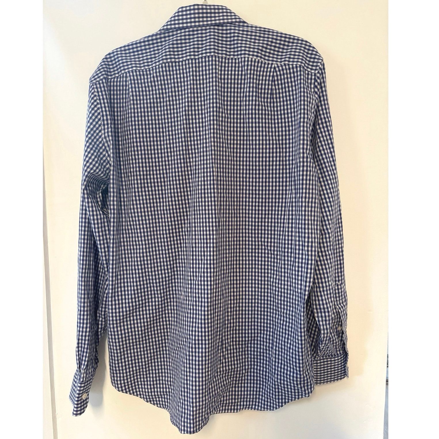 J.Crew NWOT J.Crew Slim Cotton Poplin Gingham Shirt Blue Size L Size US L / EU 52-54 / 3 - 6 Thumbnail