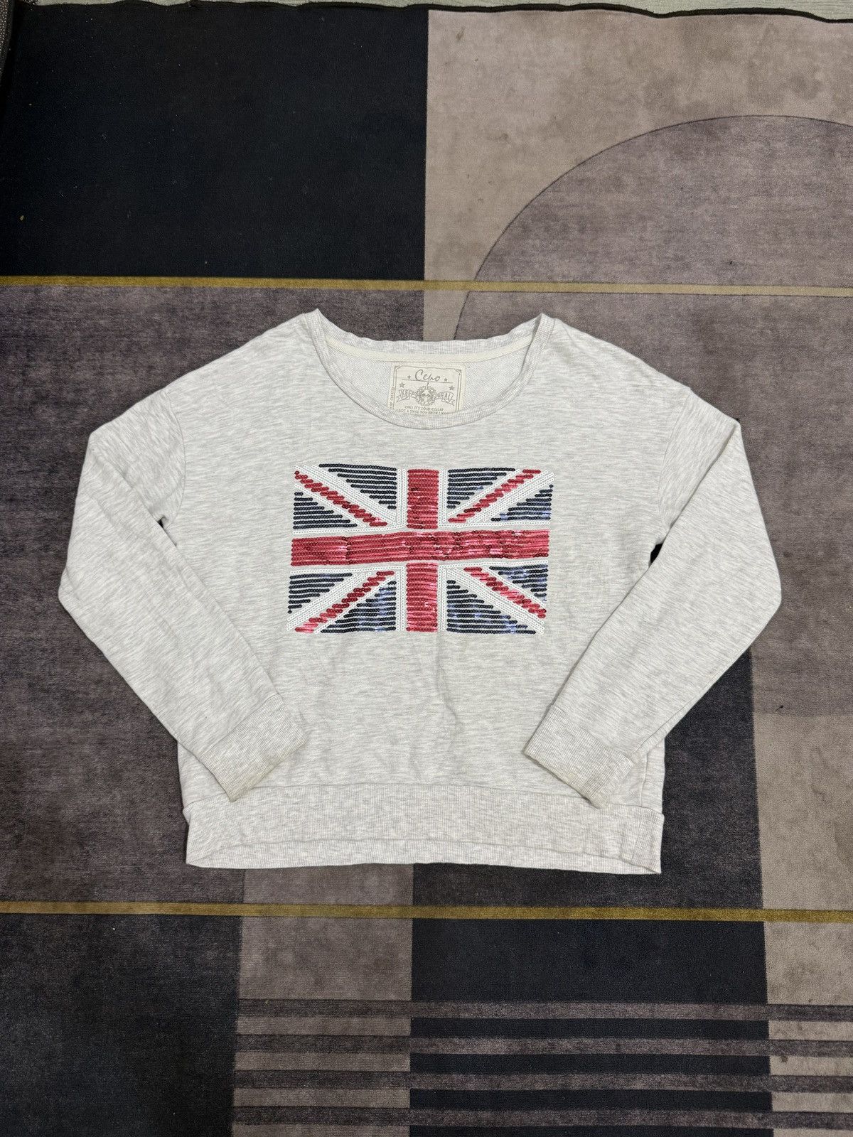 Japanese Brand CEPO ENGLAND FLAG LONG SLEEVE Size US M / EU 48-50 / 2 - 1 Thumbnail