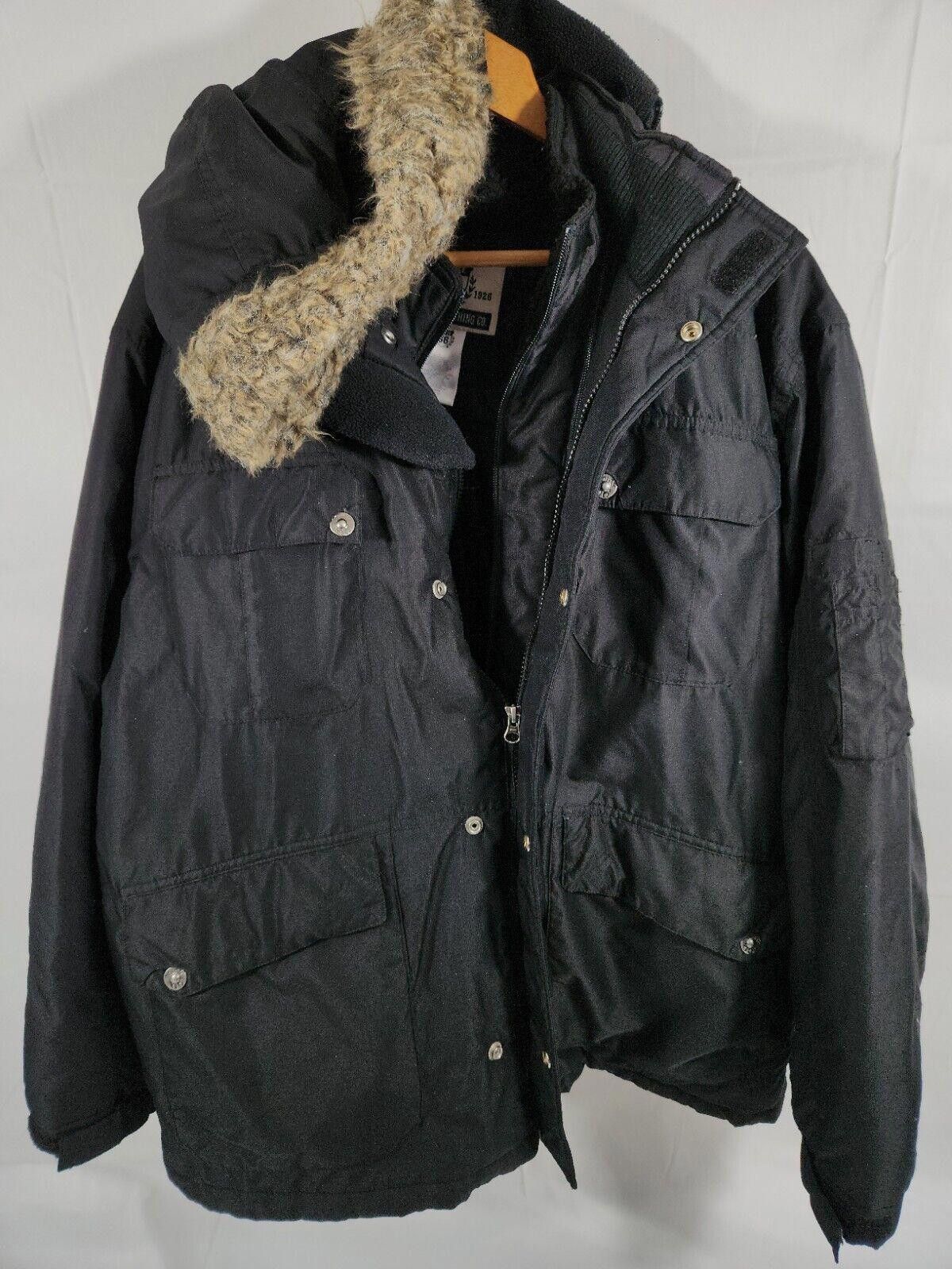 Route 66 Route 66 Women Large puffer black full coat detachable hood Size L / US 10 / IT 46 - 1 Thumbnail