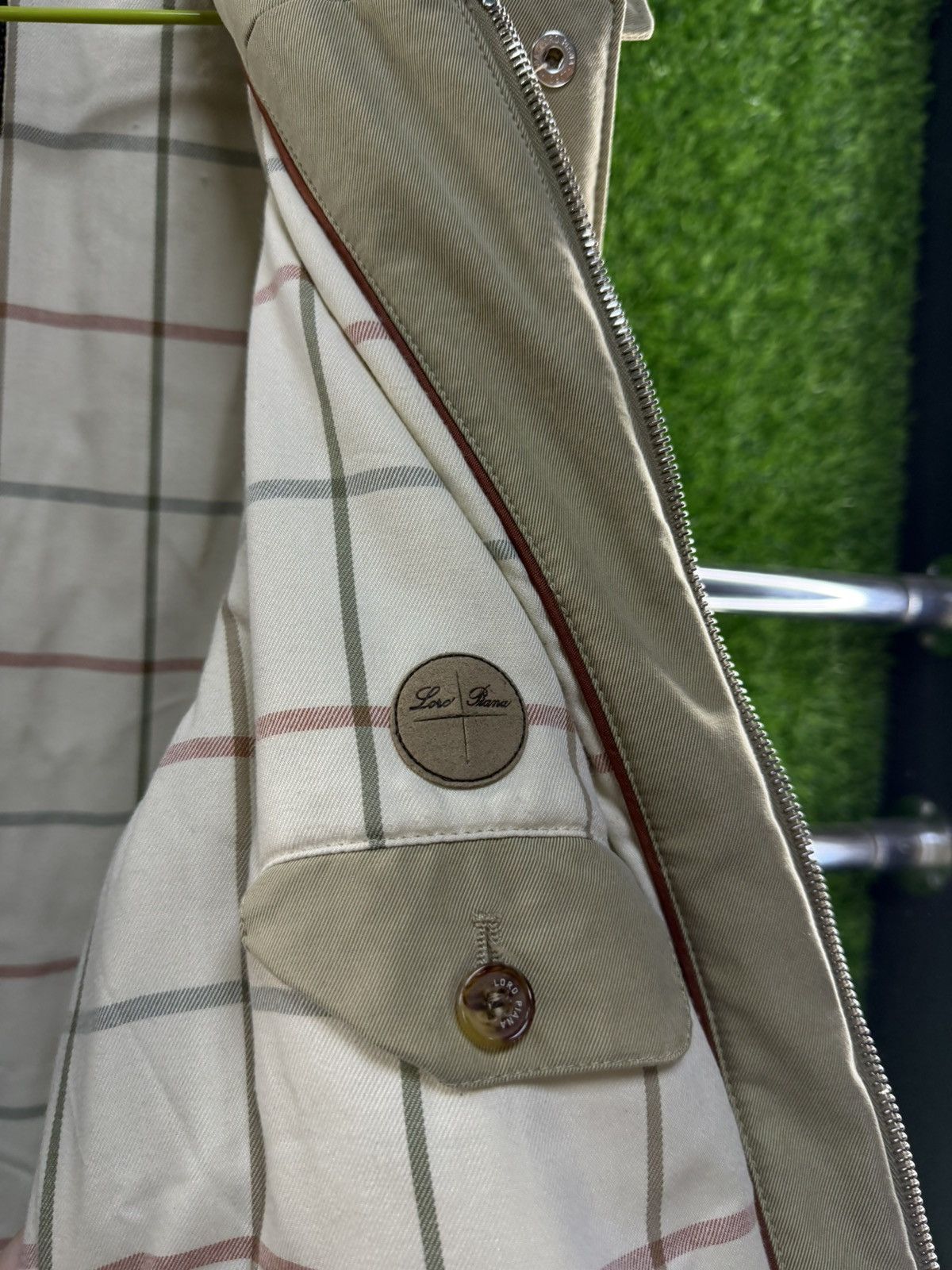 Loro Piana Loro Piana Beige Storm System Car Coat Jacket LuxuryRaincoat Size US XL / EU 56 / 4 - 6 Thumbnail