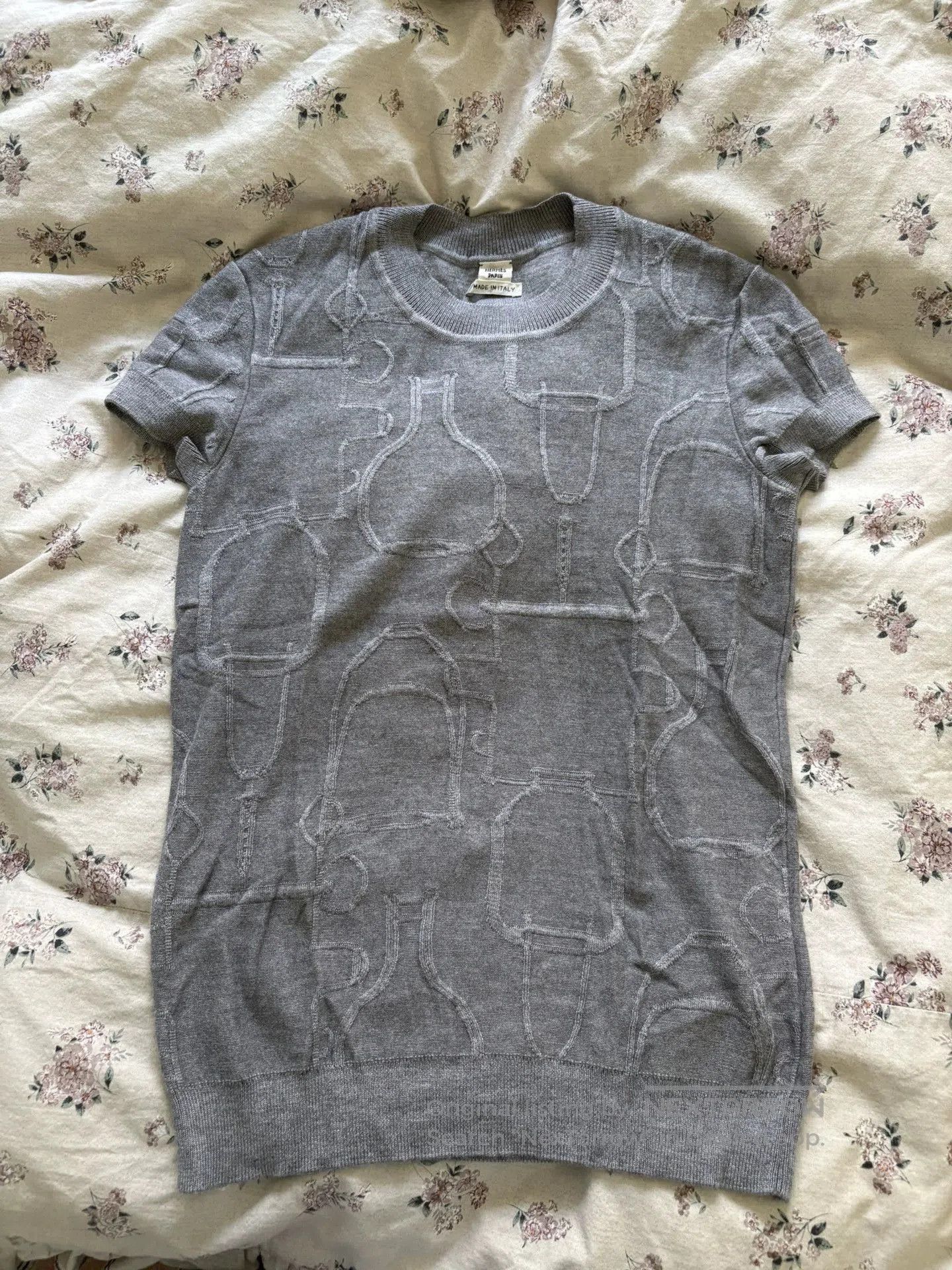 Hermes Hermes Wool Short Sleeve T-Shirt. Size US S / EU 44-46 / 1 - 1 Thumbnail