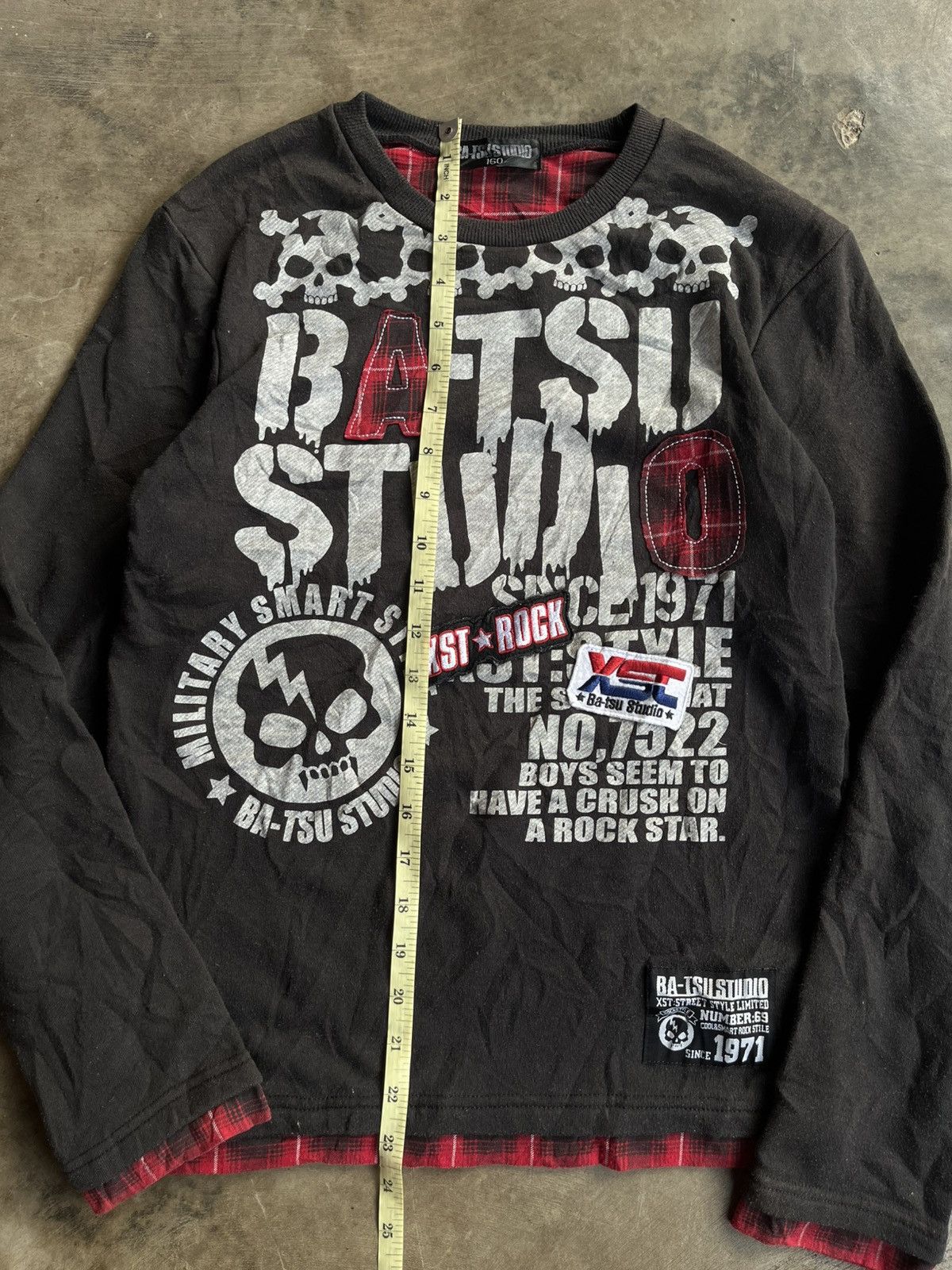 Isamu Katayama Backlash JAPANESE BA-TSU POEM DOUBLE LAYER GOTHIC SEDITIONARIES PUNK Size US M / EU 48-50 / 2 - 8 Thumbnail