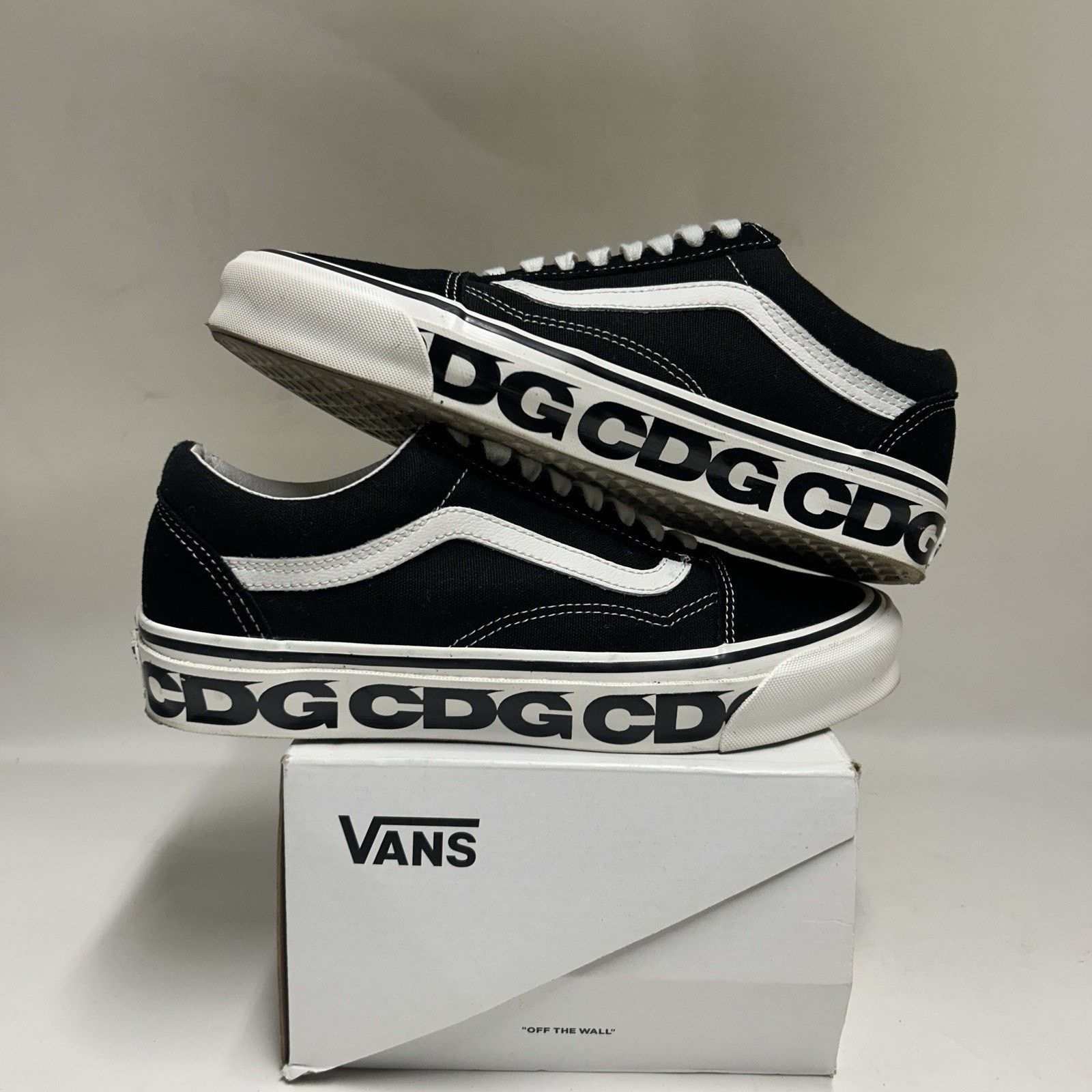 Vans Vans Comme des Garçons x OG Old Skool LX "Sidewall" Size US 9 / EU 42 - 1 Thumbnail
