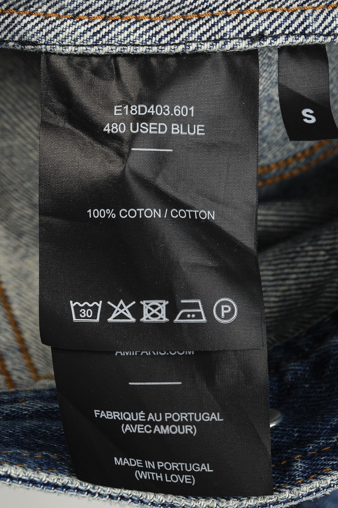 AMI AMI "Used Blue" Weathered Patch-Pocket Denim Jacket Size US S / EU 44-46 / 1 - 10 Thumbnail