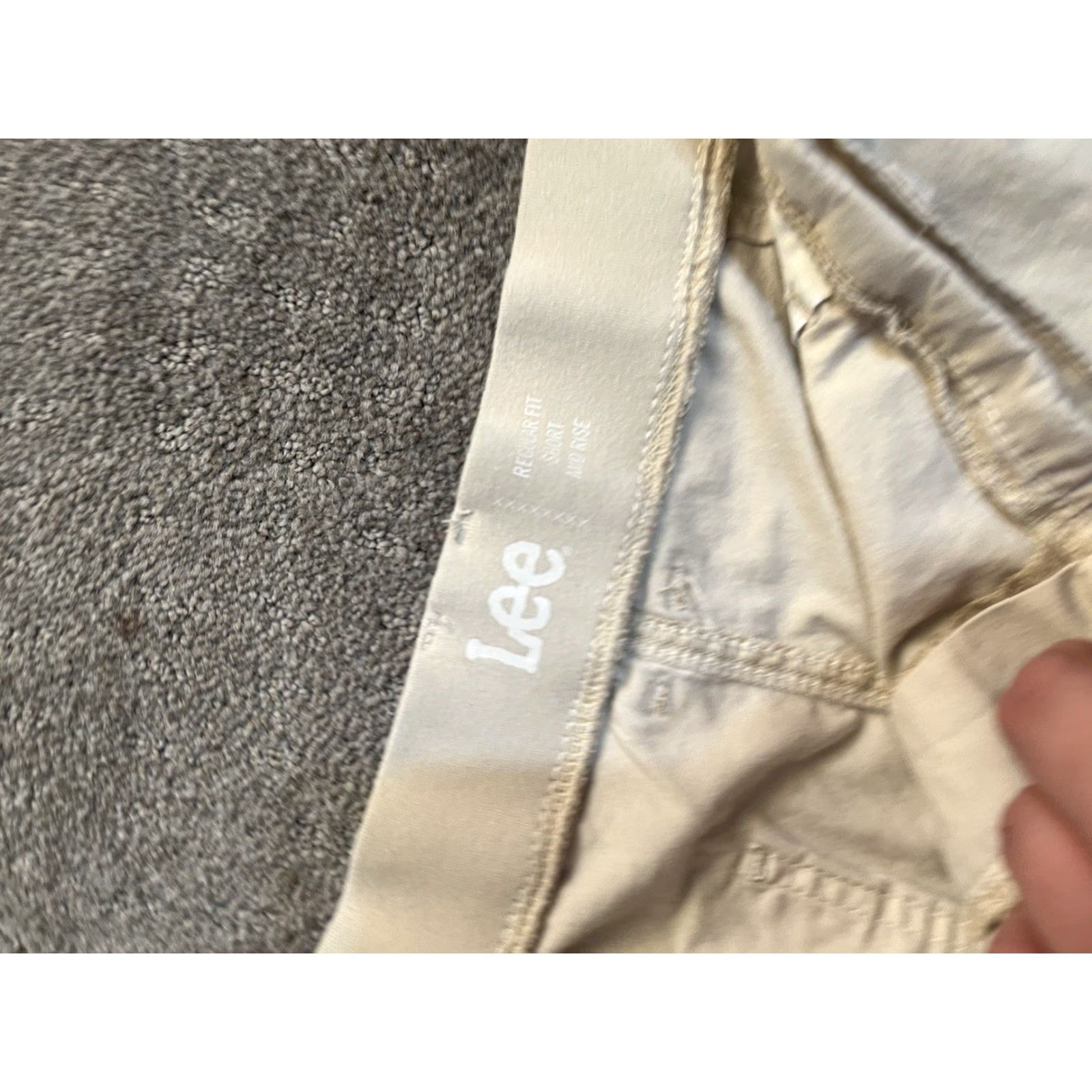 Lee Lee Regular Fit Bermuda Shorts Women's 16M Beige Performance Stretch Casual Adventure Size 38" / US 16 / IT 52 - 4 Thumbnail