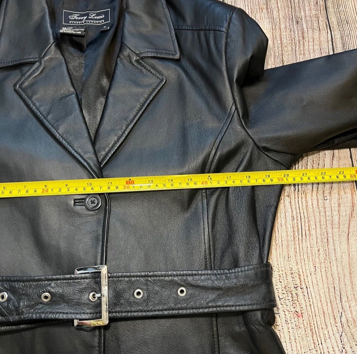 Other VTG 90s Terry Lewis Luxuries Leather Trench Coat Womens M Size M / US 6-8 / IT 42-44 - 8 Thumbnail