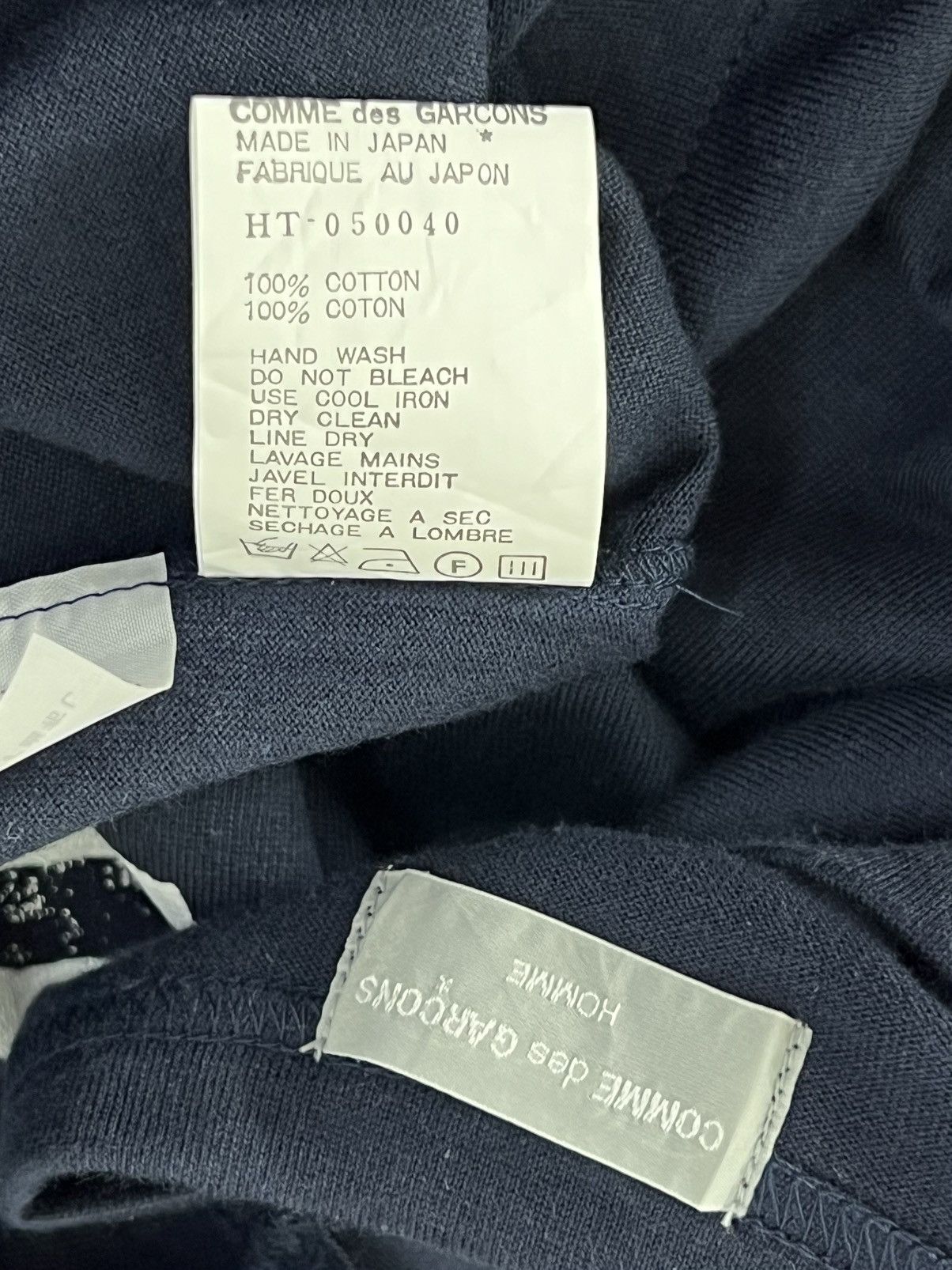Comme des Garcons × Junya Watanabe × Vintage Vintage Comme des Garcons SS91 Ibex Back Metal Shirt Size US L / EU 52-54 / 3 - 6 Thumbnail