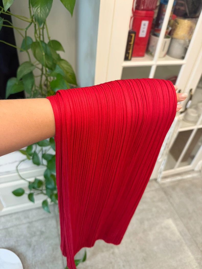 Issey Miyake Issey Miyake size:3 Red skirt Size 42" / US 20 - 6 Thumbnail