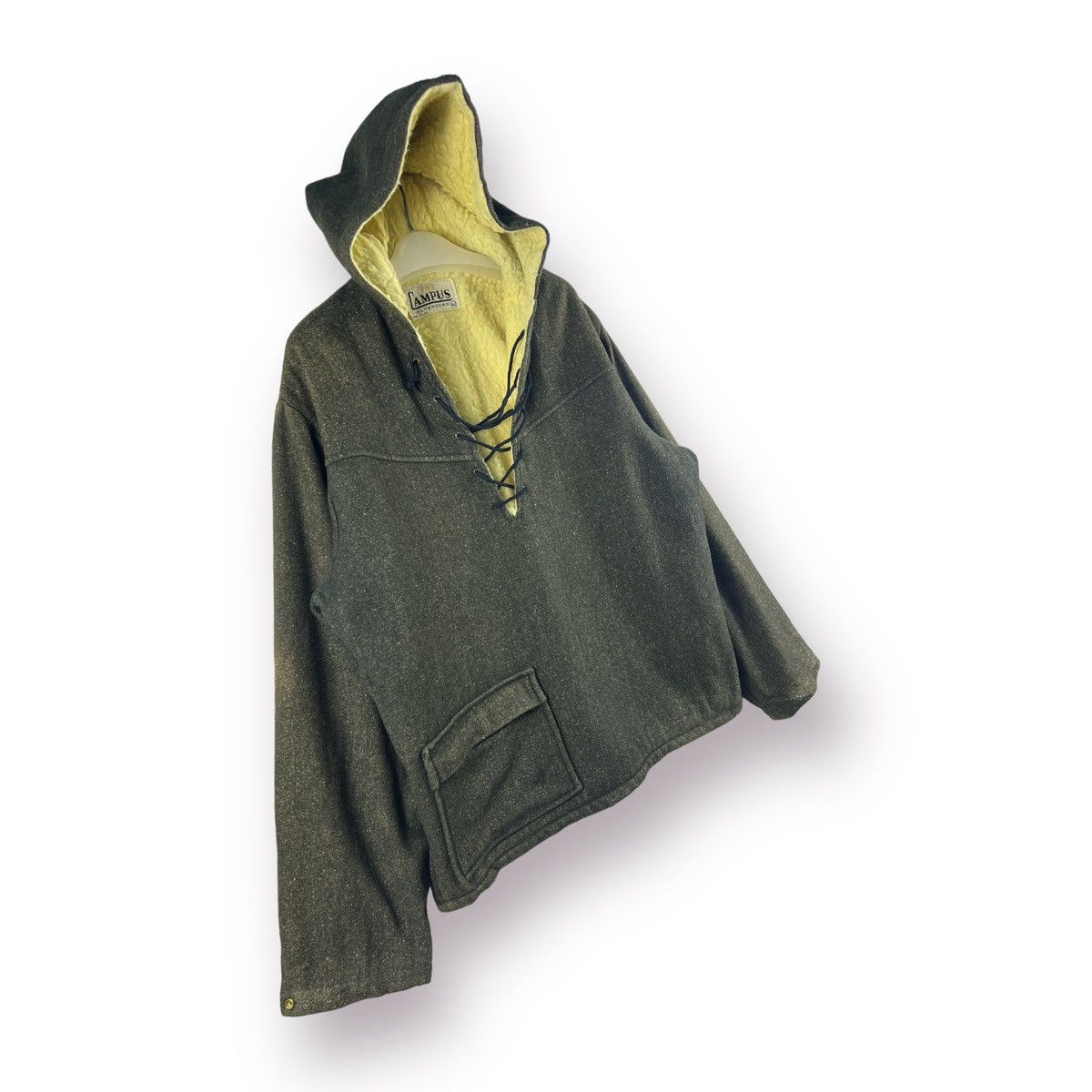 Vintage 🔥 Vtg 40/50's CS CAMPUS Military Lace-Up Neckline Pullover Size US M / EU 48-50 / 2 - 3 Thumbnail