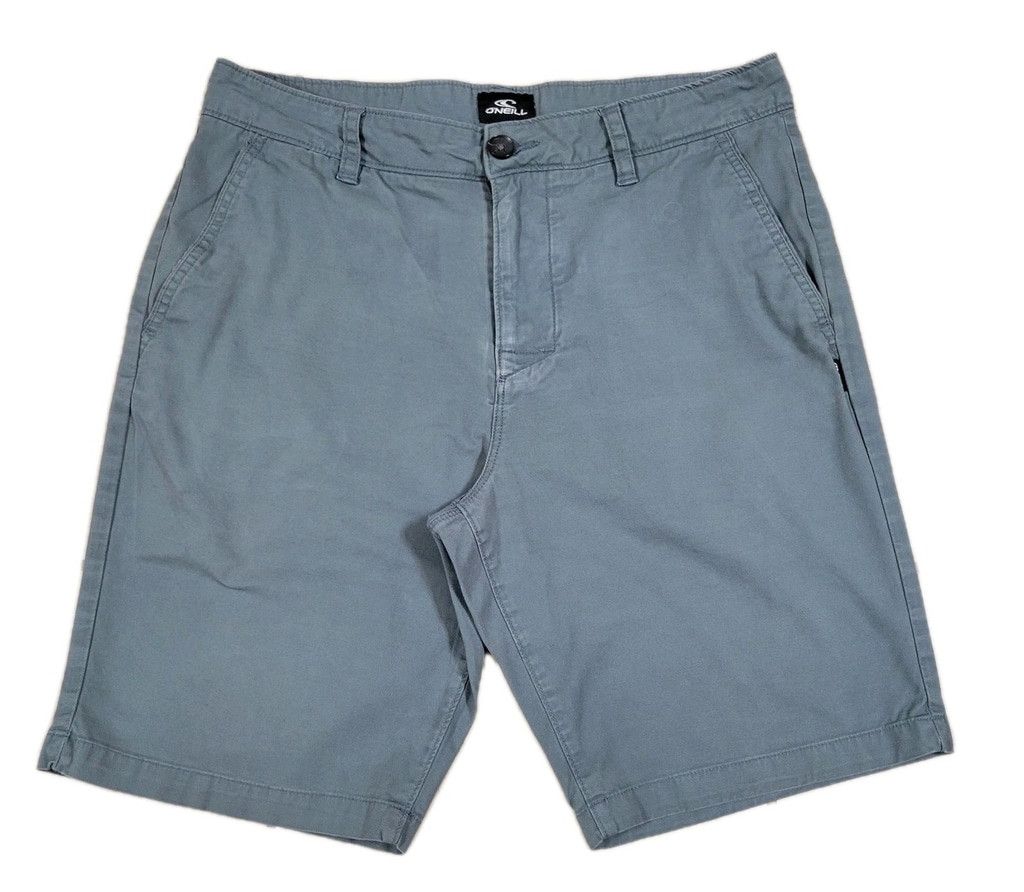 O'Neill O'NEILL Men's Flat Front Slash Pockets Zip-Fly Gray Shorts Size US 32 / EU 48 - 5 Thumbnail
