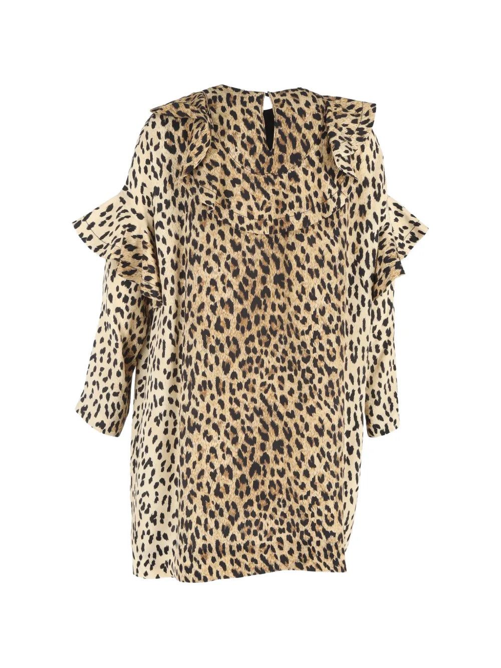 Valentino o1y0326 Mini Dress in Beige/Black Size M / US 6-8 / IT 42-44 - 2 Thumbnail