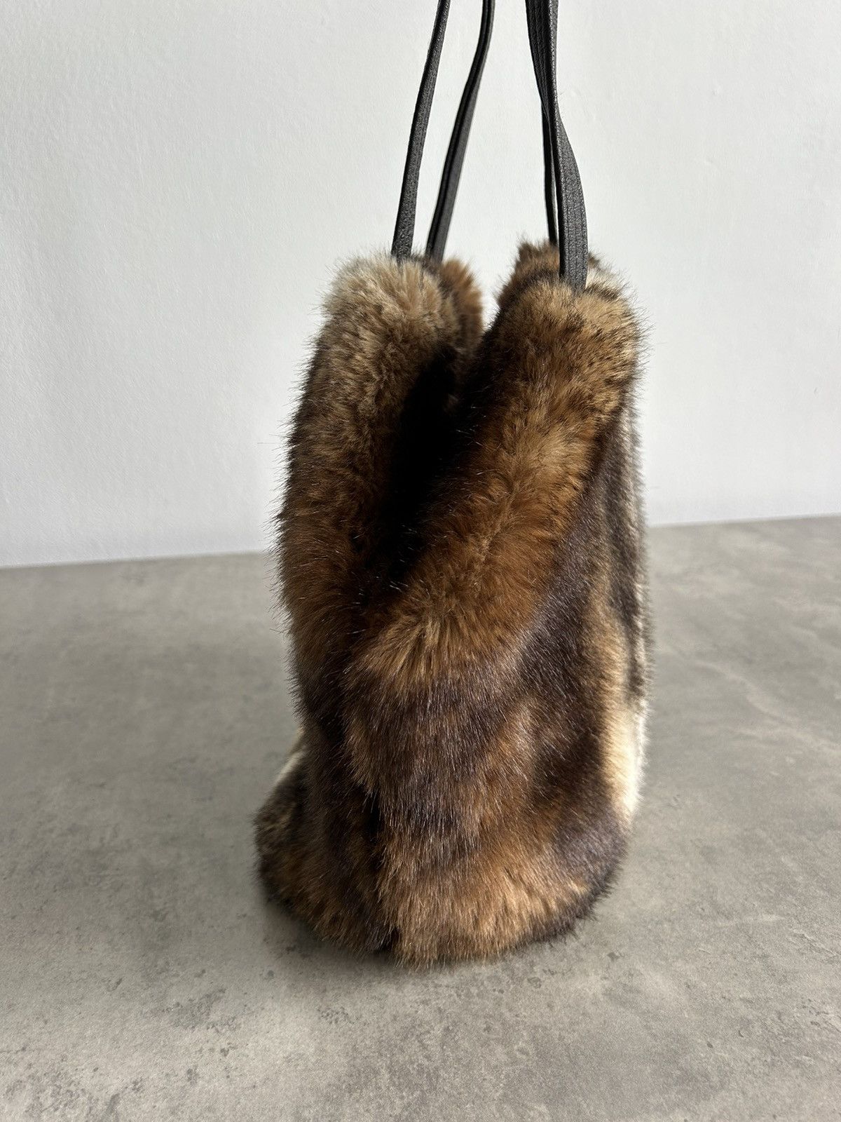 Vintage Vintage fur faux Y2K bag Size ONE SIZE - 3 Thumbnail