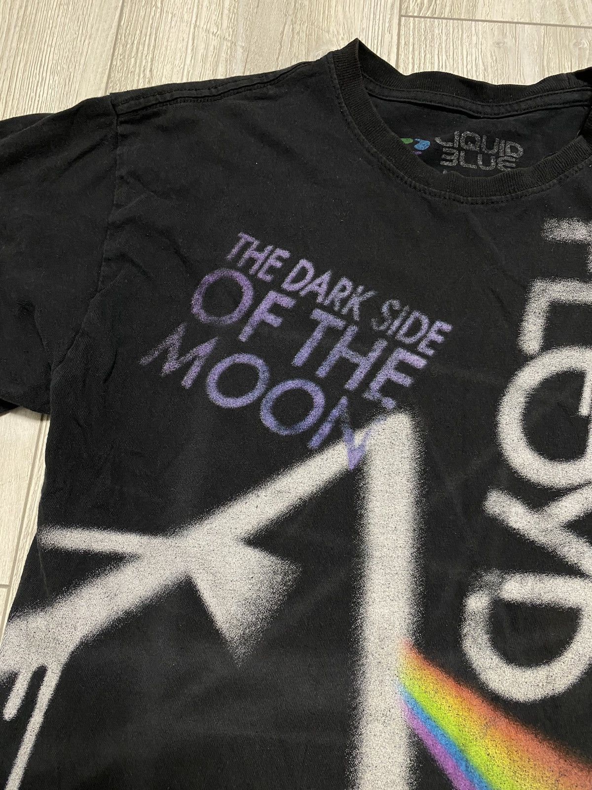 Liquid Blue Y2K Pink Floyd Liquid Blue Graffiti Pulse Rock Band Tee Size US M / EU 48-50 / 2 - 3 Thumbnail
