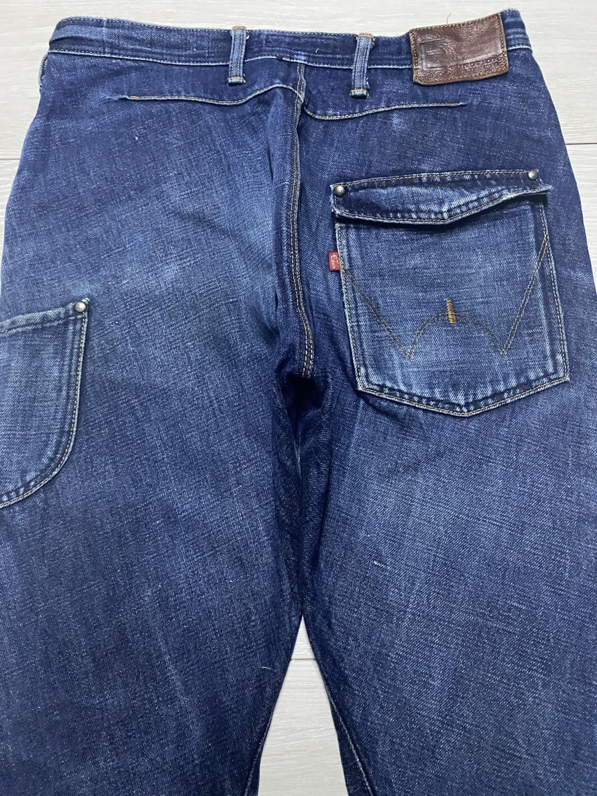 Edwin Vintage Edwin E Function Twist Leg Loose Jeans Size US 31 - 4 Thumbnail