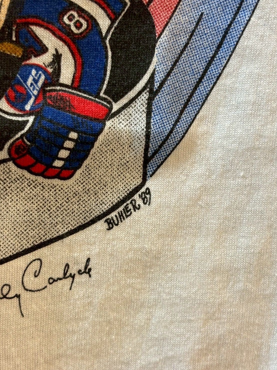 Vintage Slap Shot Winnipeg Jets 1989’s NHL Size US L / EU 52-54 / 3 - 5 Thumbnail