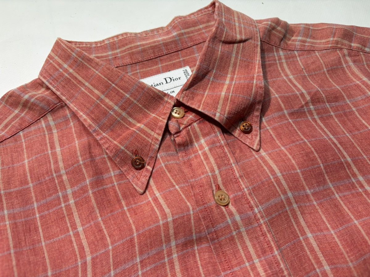 Christian Dior Monsieur Vintage Christian Dior pur lin shirts button up Size US L / EU 52-54 / 3 - 7 Thumbnail