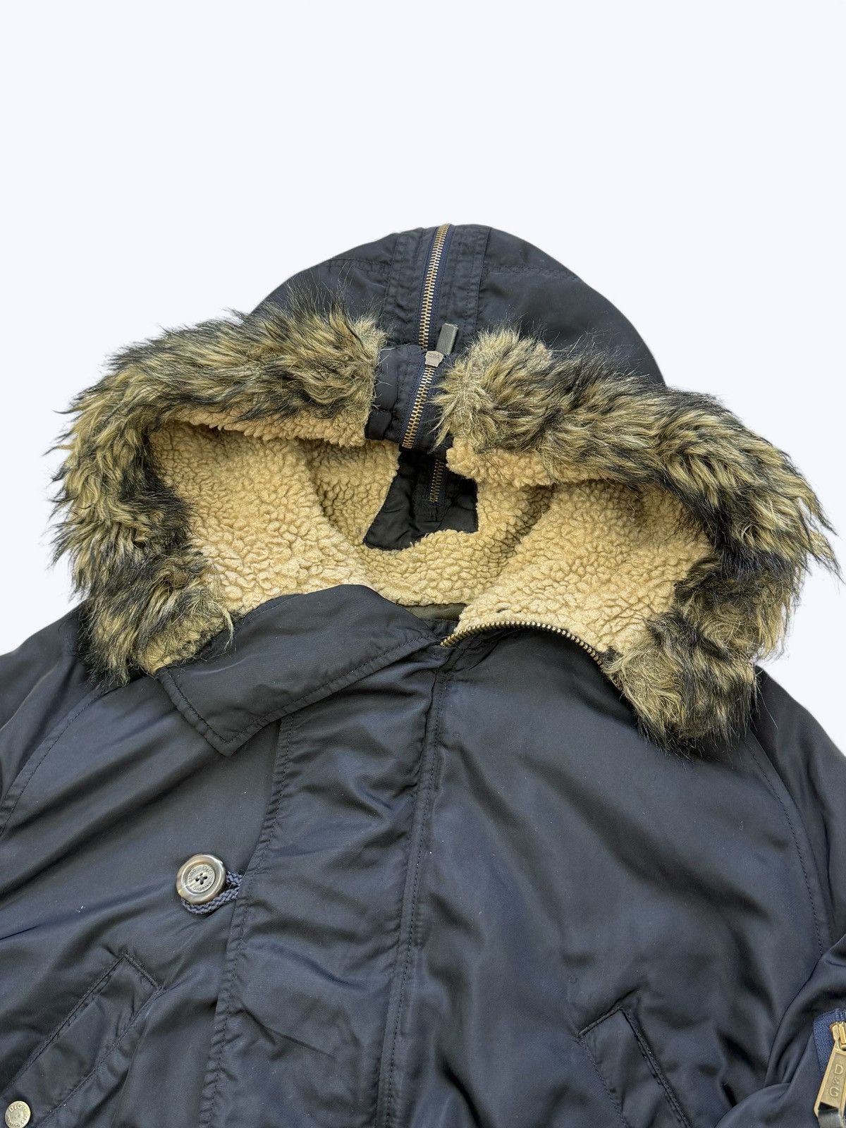 Dolce & Gabbana Archive Dolce & Gabbana Fur Hood Bomber Jacket Size US L / EU 52-54 / 3 - 5 Thumbnail
