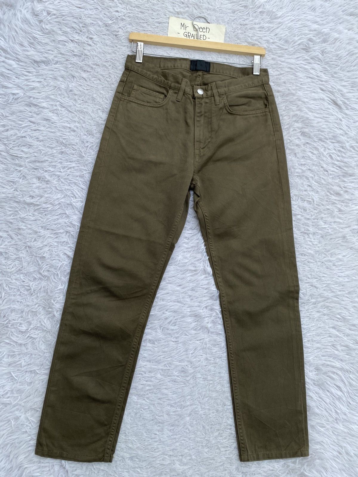 Acne Studios Rare Acne Studios Green Slack Pants Size US 29 - 2 Thumbnail