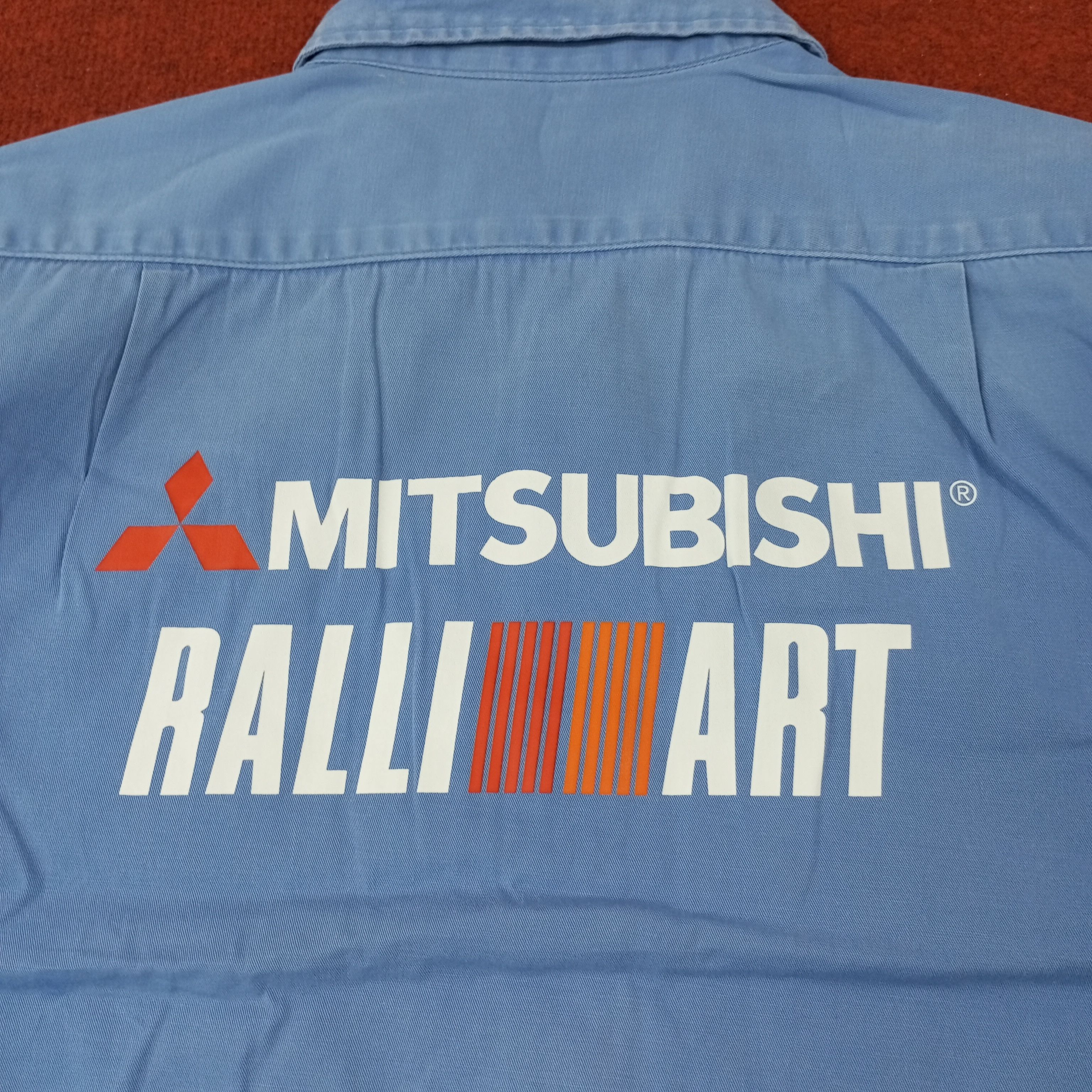 Japanese Brand × Vintage Mitsubihsi Ralli Art Motorsports Custom Jacket c222n18 Size US S / EU 44-46 / 1 - 2 Thumbnail