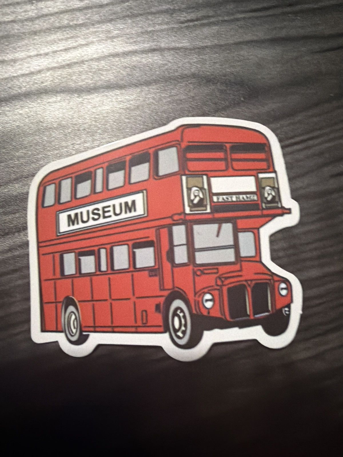 Hypebeast Fast Hamz Museum London Double-Decker Bus Sticker Size ONE SIZE - 1 Thumbnail