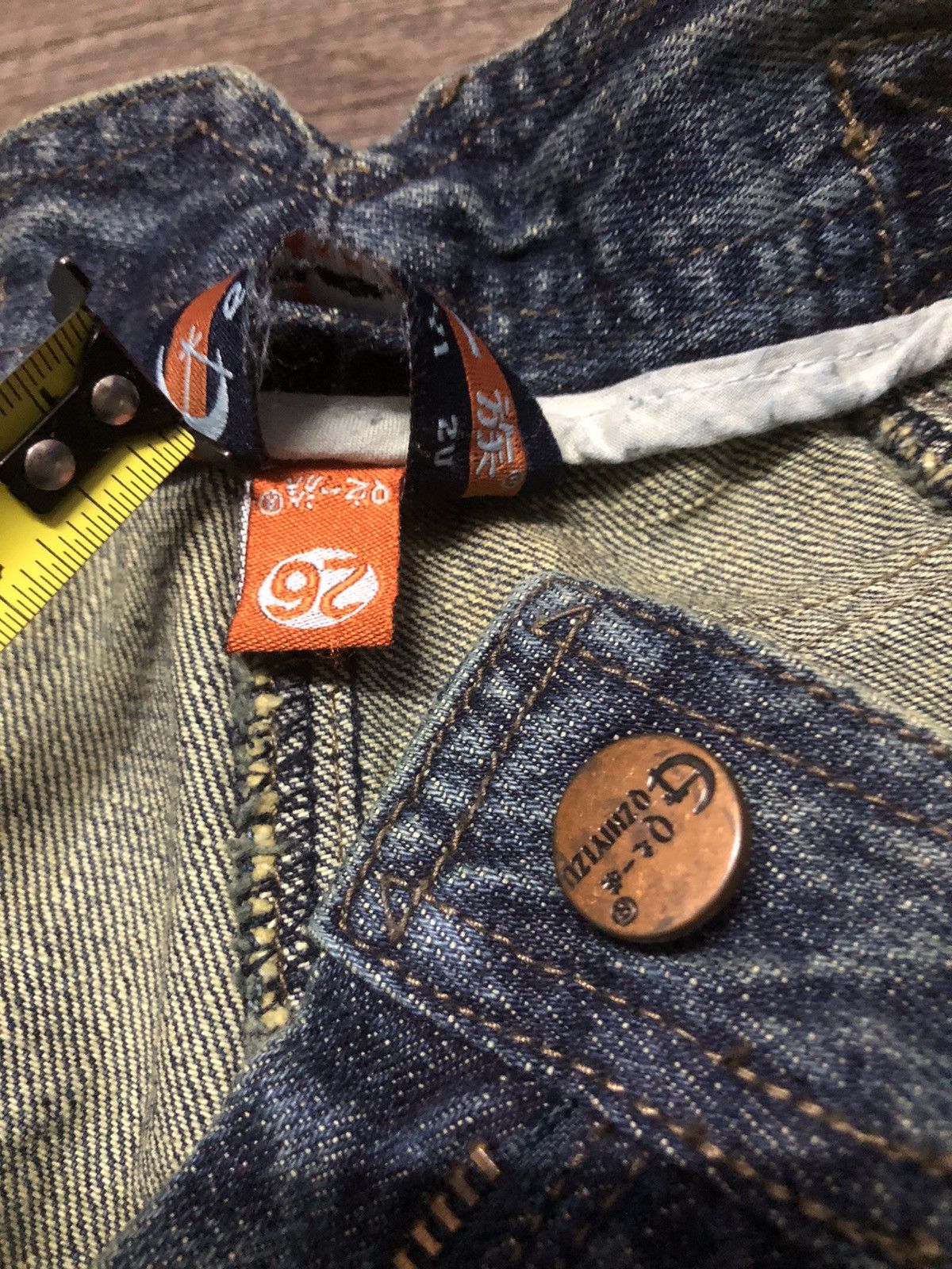 Japanese Brand × Le Grande Bleu (L.G.B.) Q Zhi Yi Zu Cargo Jeans Multi Pocket Size 28" / US 6 / IT 42 - 19 Thumbnail