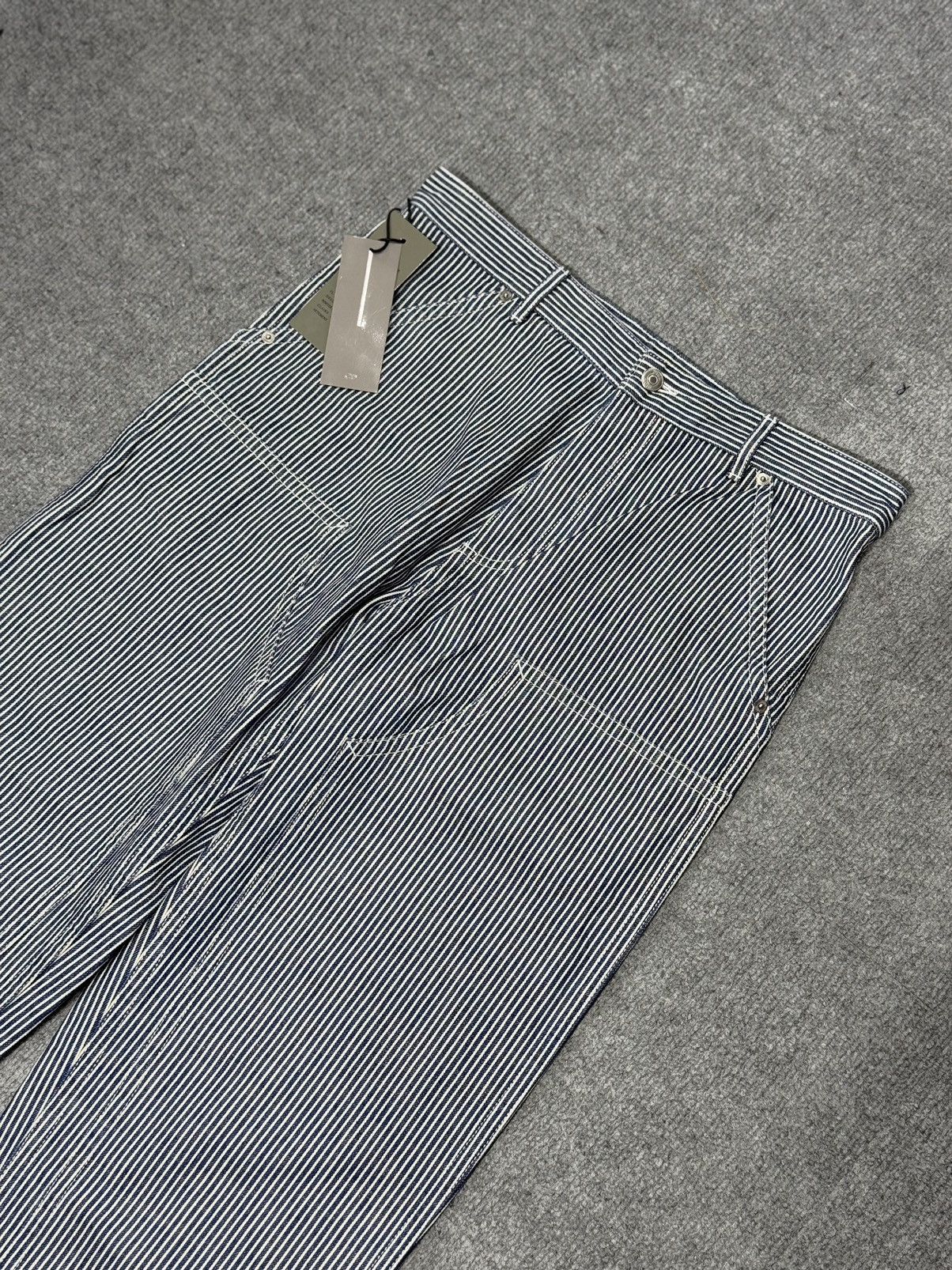 Dior Dior Striped Carpenter Heart CD Embossed Pants Size US 31 - 3 Thumbnail